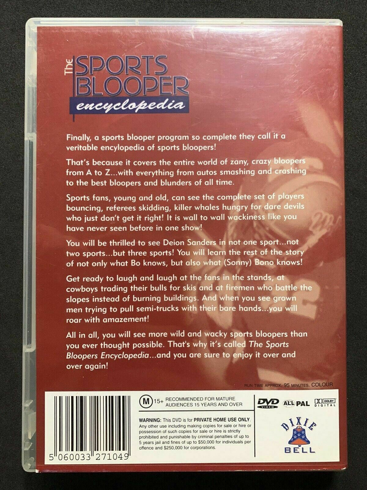 The Sports Blooper Encyclopedia DVD All Regions
