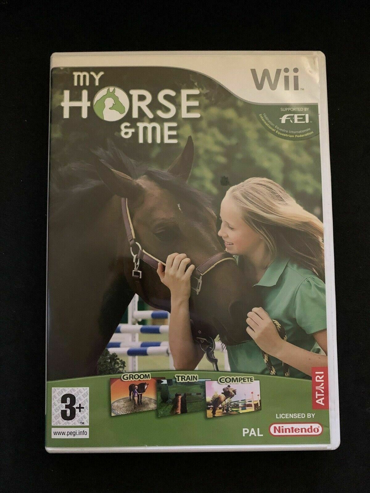 My Horse & Me - Nintendo Wii PAL Game (Sports: Horse Racing) with Manual
