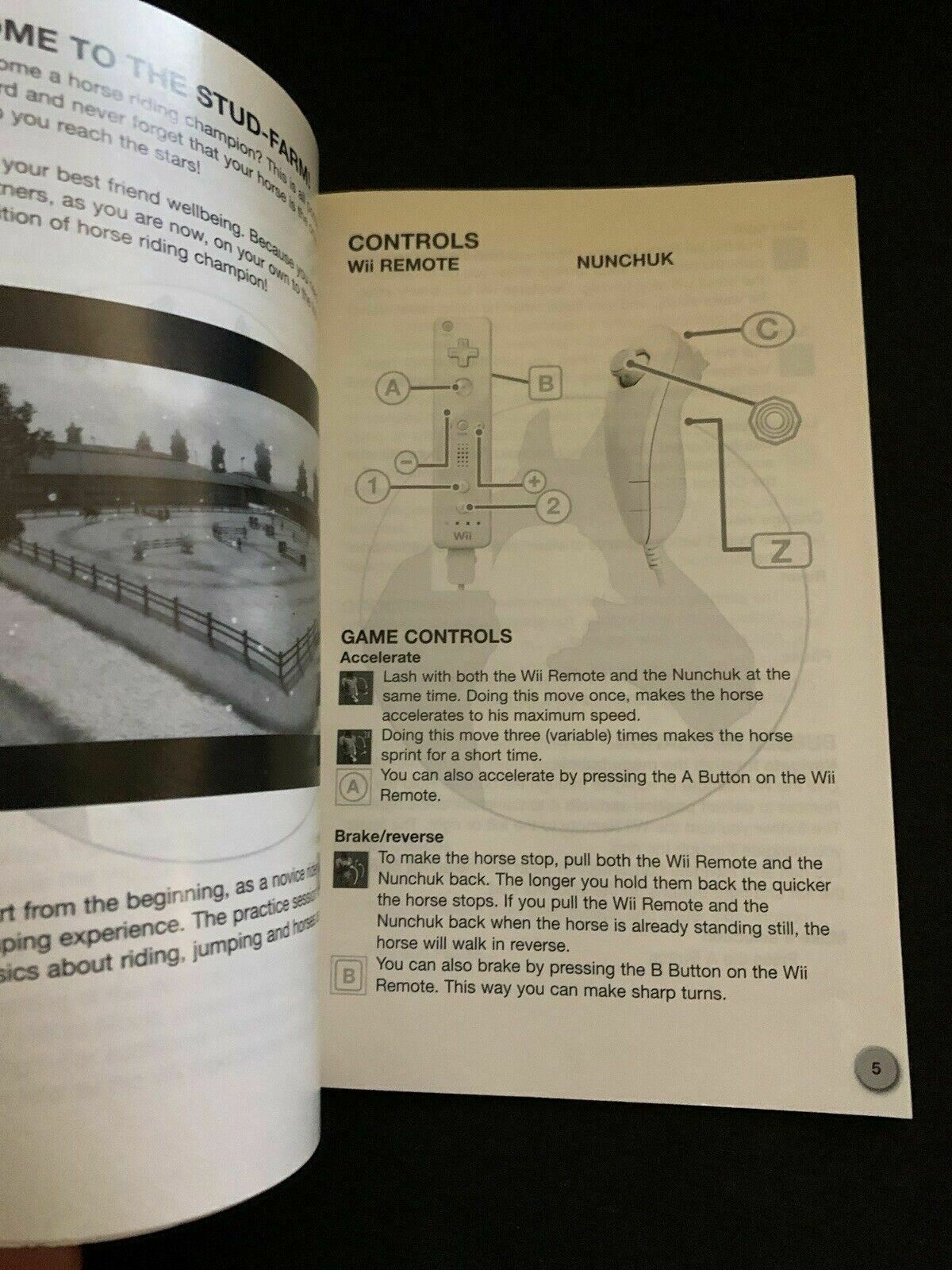 My Horse & Me - Nintendo Wii PAL Game (Sports: Horse Racing) with Manual