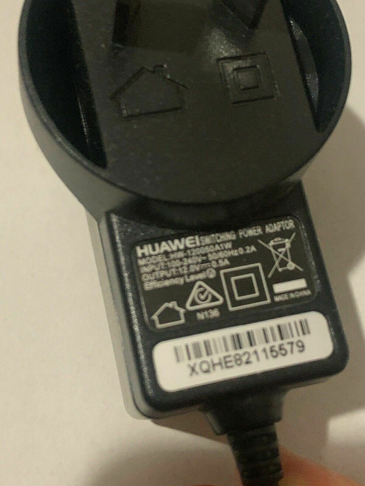Genuine Huawei HW-120050A1W AC Adapter 12v 0.5A Power Supply