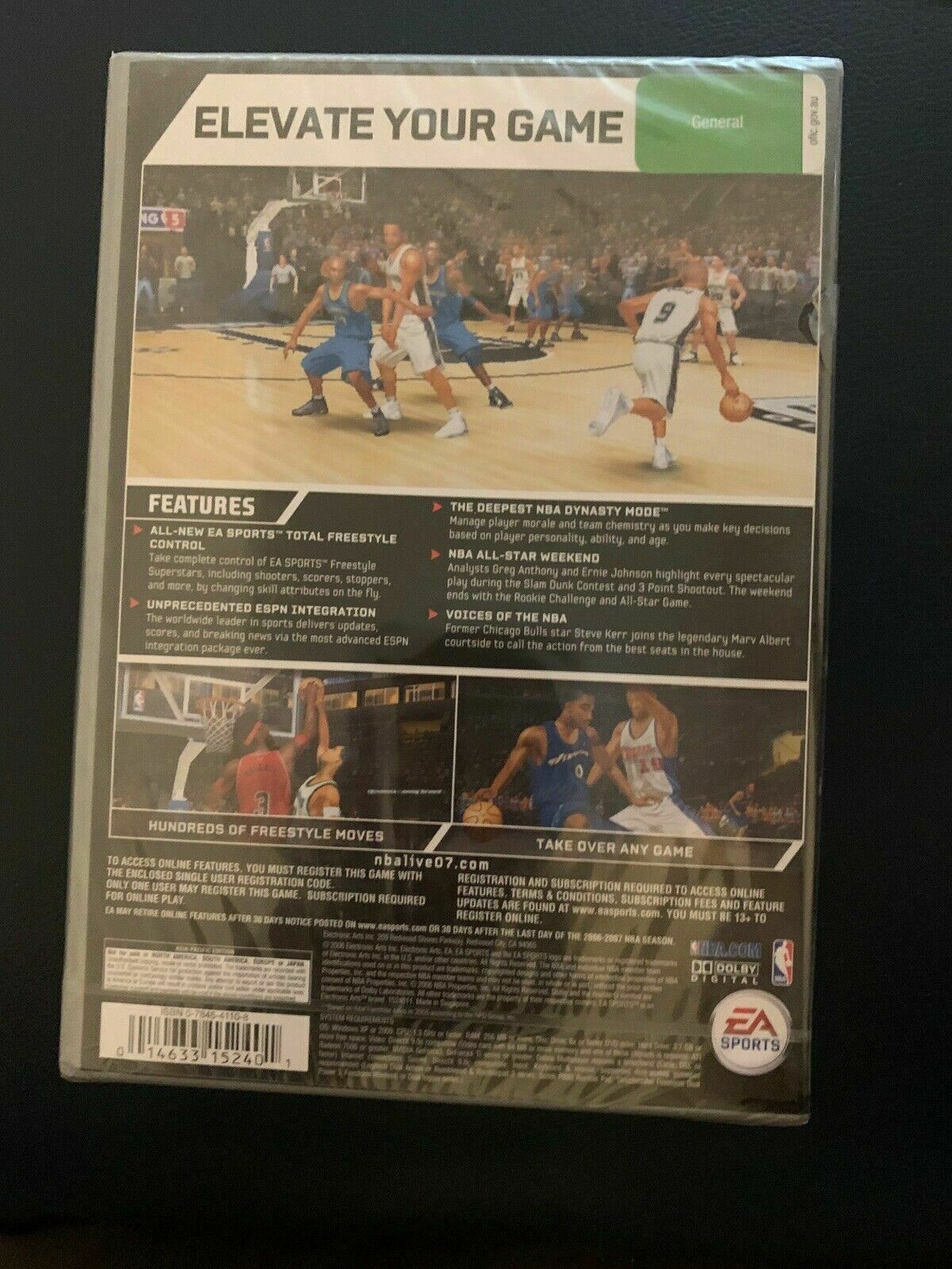 *New & Sealed* NBA Live 07 PC DVD-ROM Basketball Game