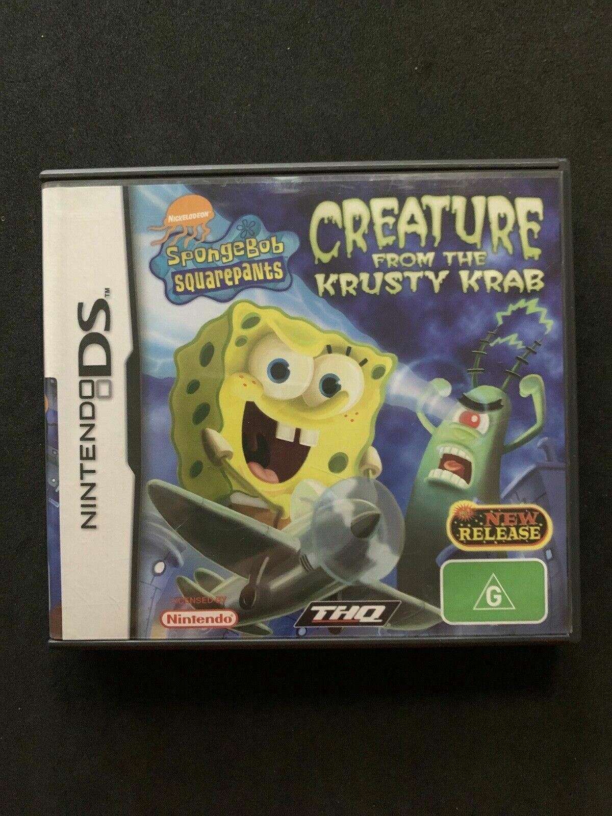 SpongeBob SquarePants: Creature from the Krusty Krab (Nintendo DS, 2006) Manual