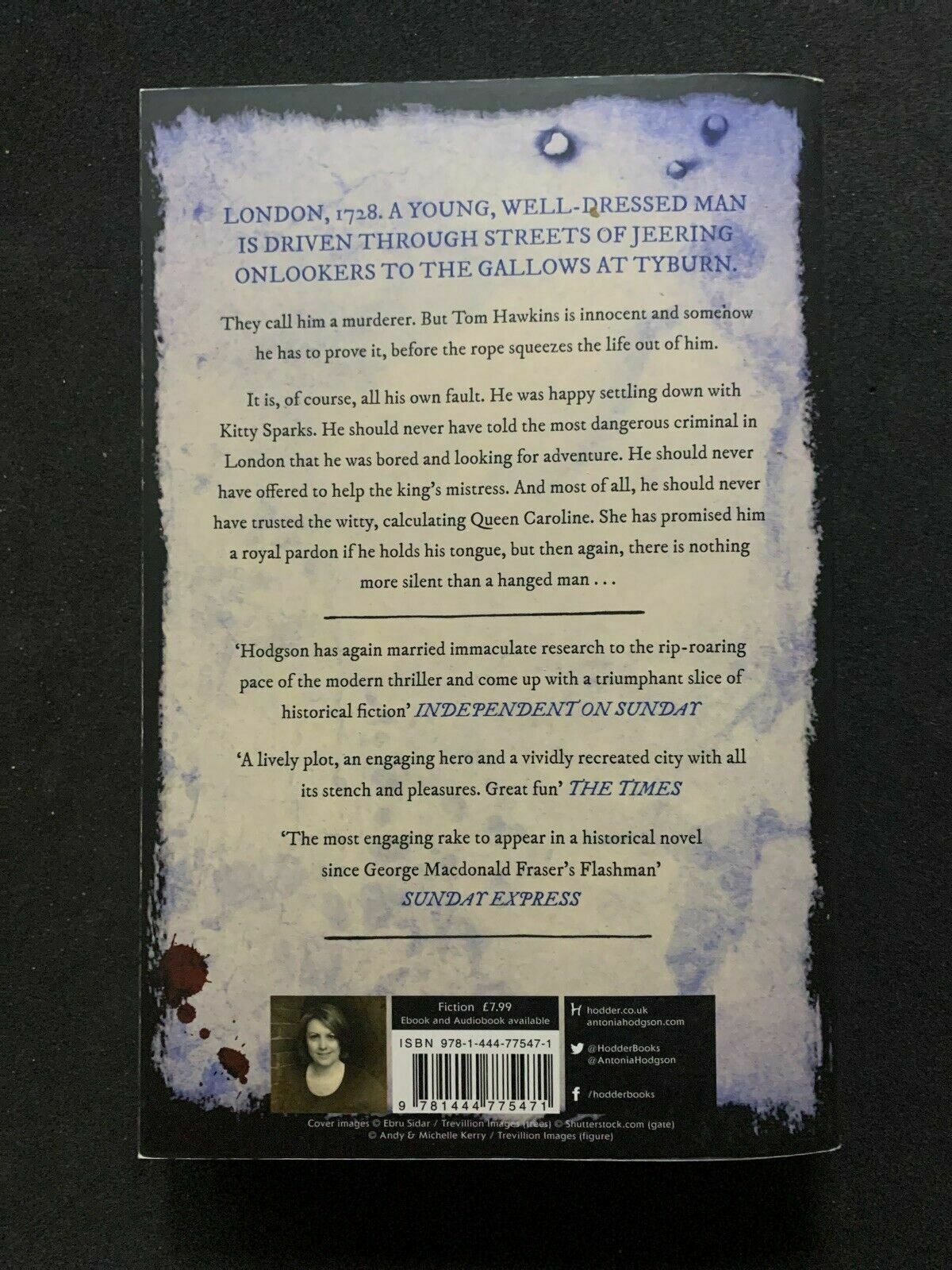 The Last Confession of Thomas Hawkins by Antonia Hodgson (Paperback, 2016)