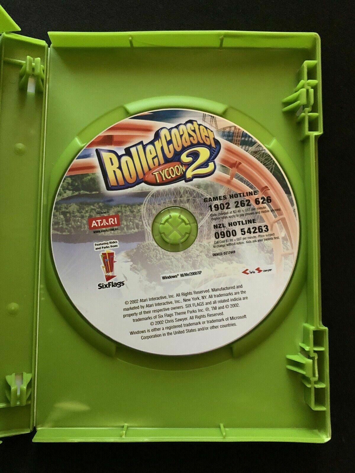 Triple Thrill Pack Rollercoaster Tycoon 2 Complete + Expansions -PC Windows DVD