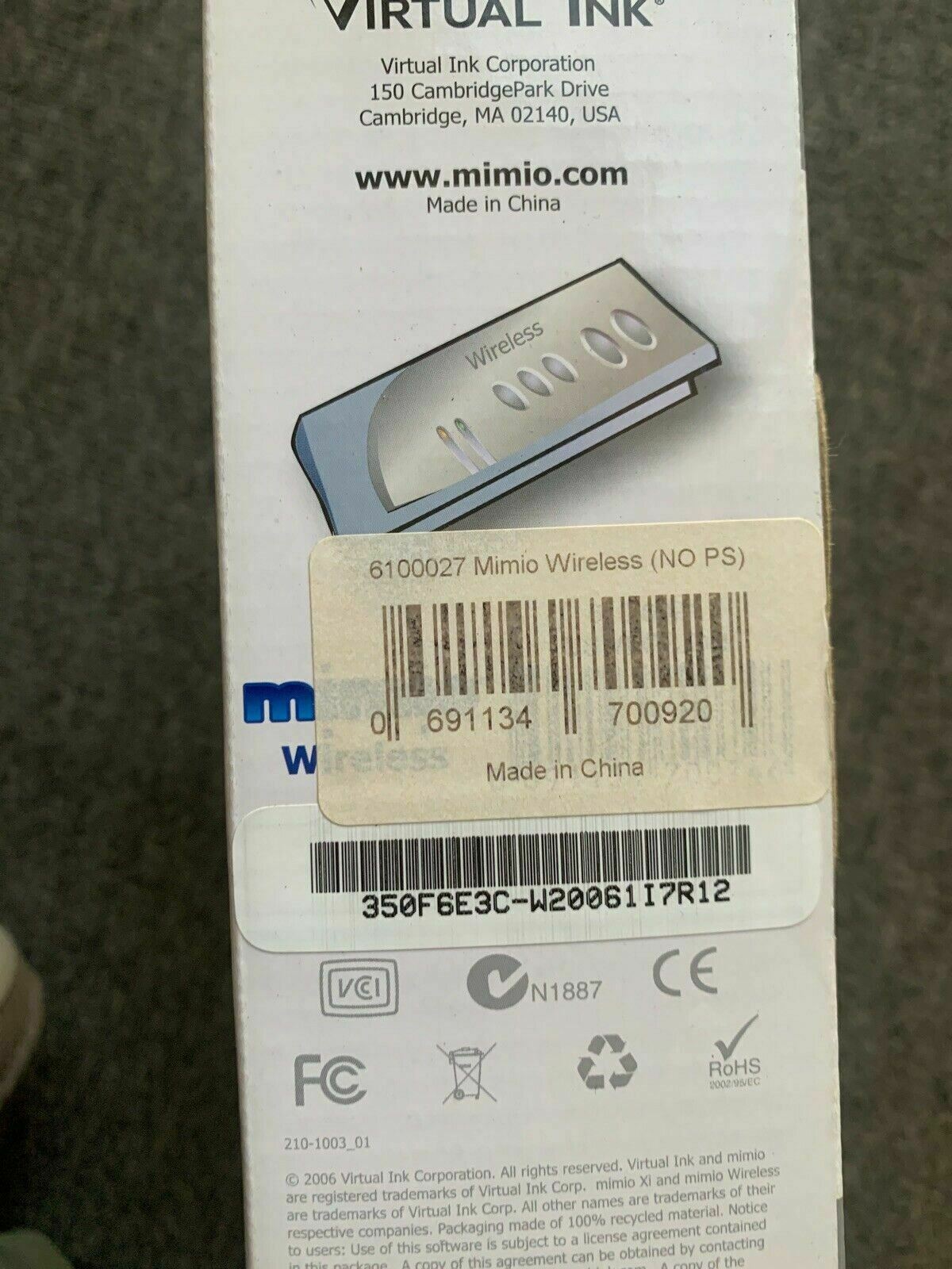 Mimio Wireless - Virtual Ink