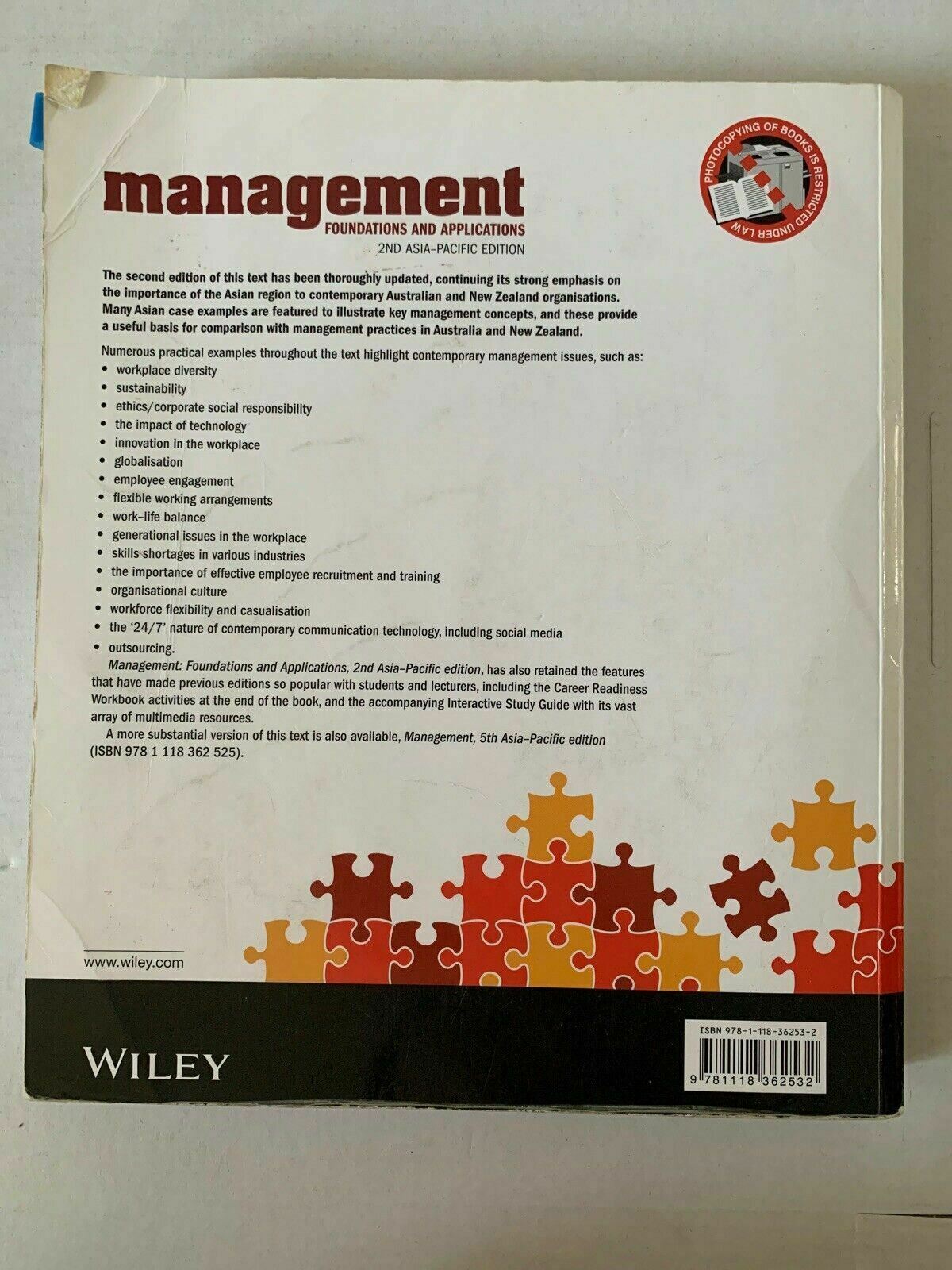 Management: Foundations and Applications, 2nd Asia–Pacific Edition