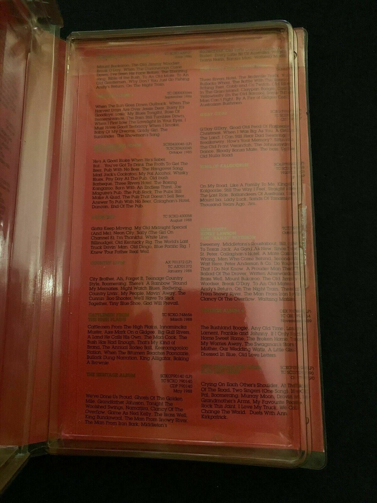 Slim Dusty Across Australia (VHS, 1990) VIDEO PAL *RARE*