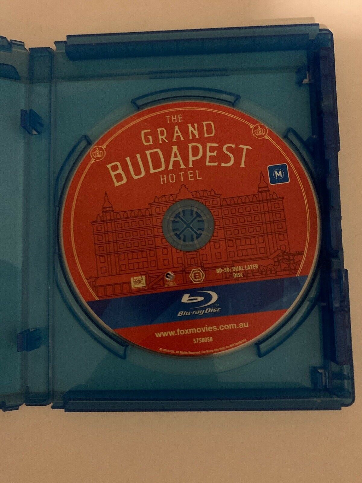 The Grand Budapest Hotel BLU-RAY (2014) Region B - Ralph Fiennes, Bill Murray