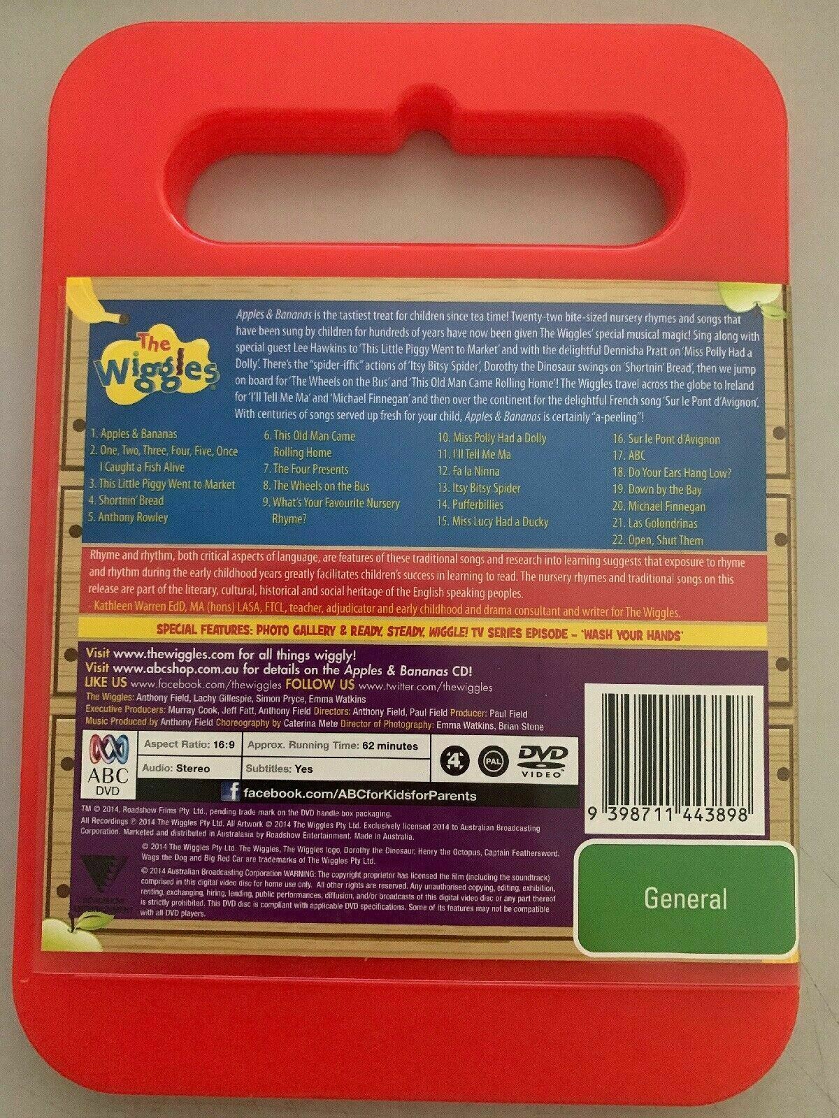 The Wiggles - Apples And Bananas DVD Region 4