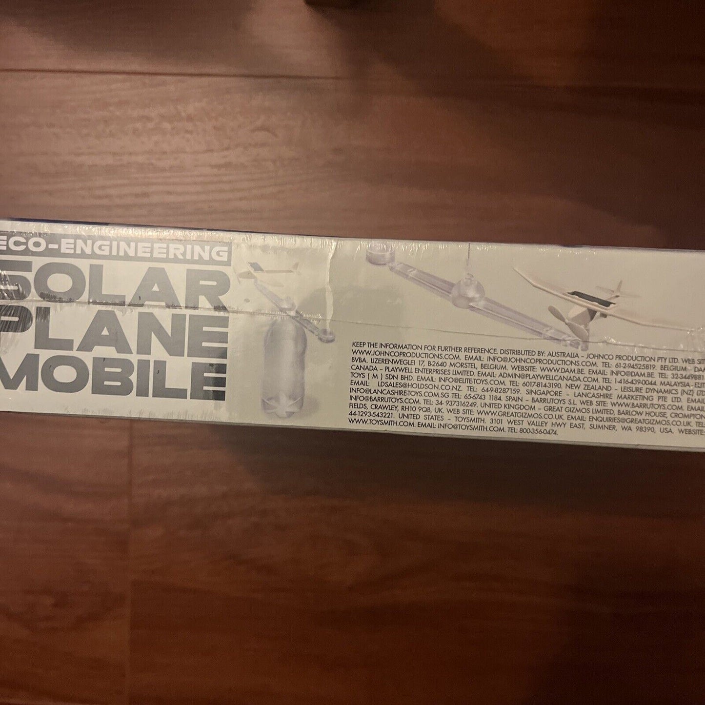 *New Sealed* 4M Eco-Engineering Solar Plane Mobile Robot Green Science Fun Kids