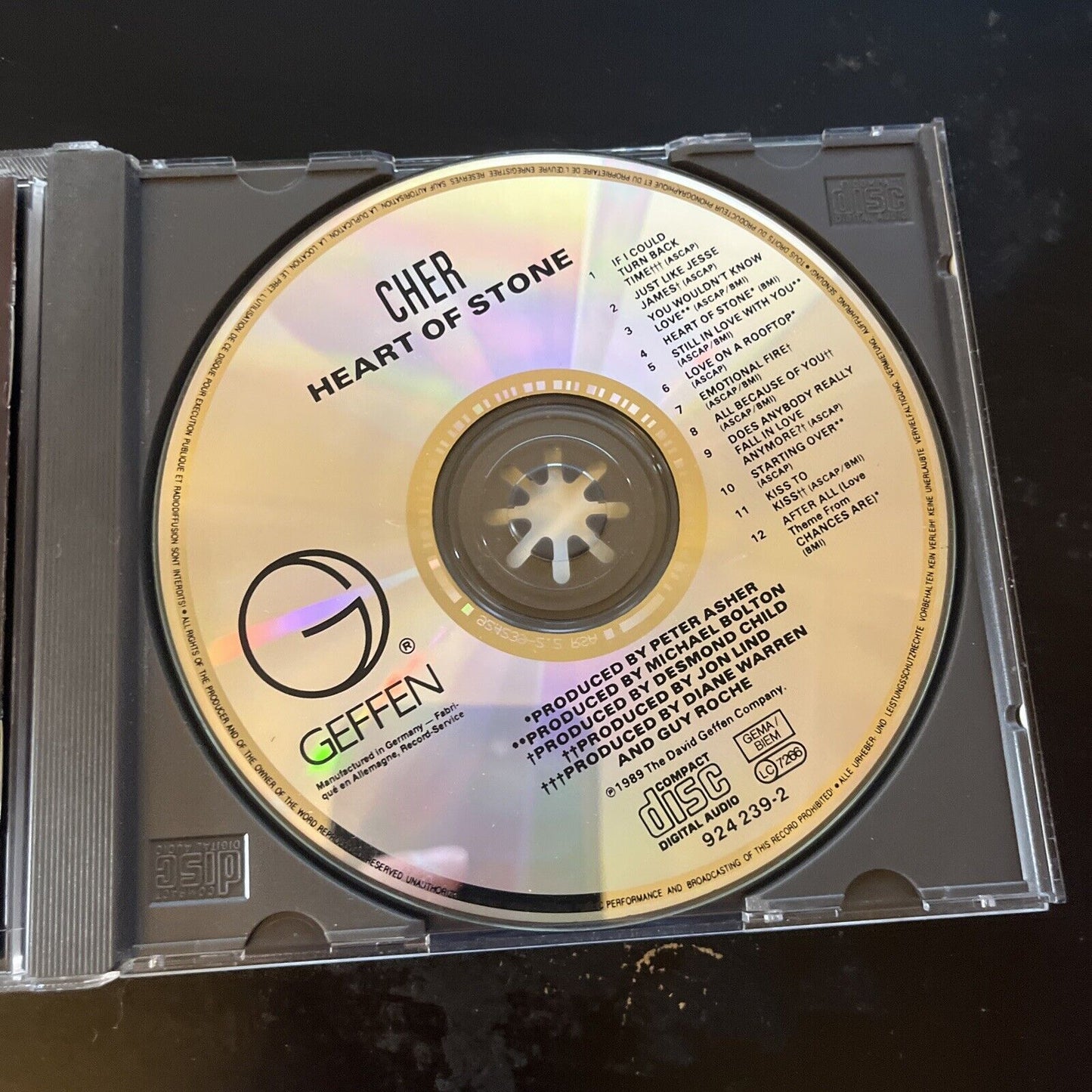 Cher – Heart Of Stone (CD, 1989) Album