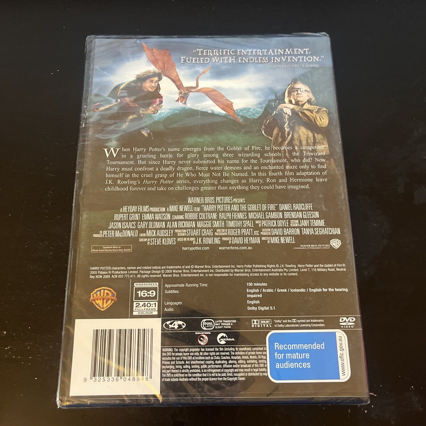 *New Sealed* Harry Potter And The Goblet Of Fire (DVD, 2005) Region 4