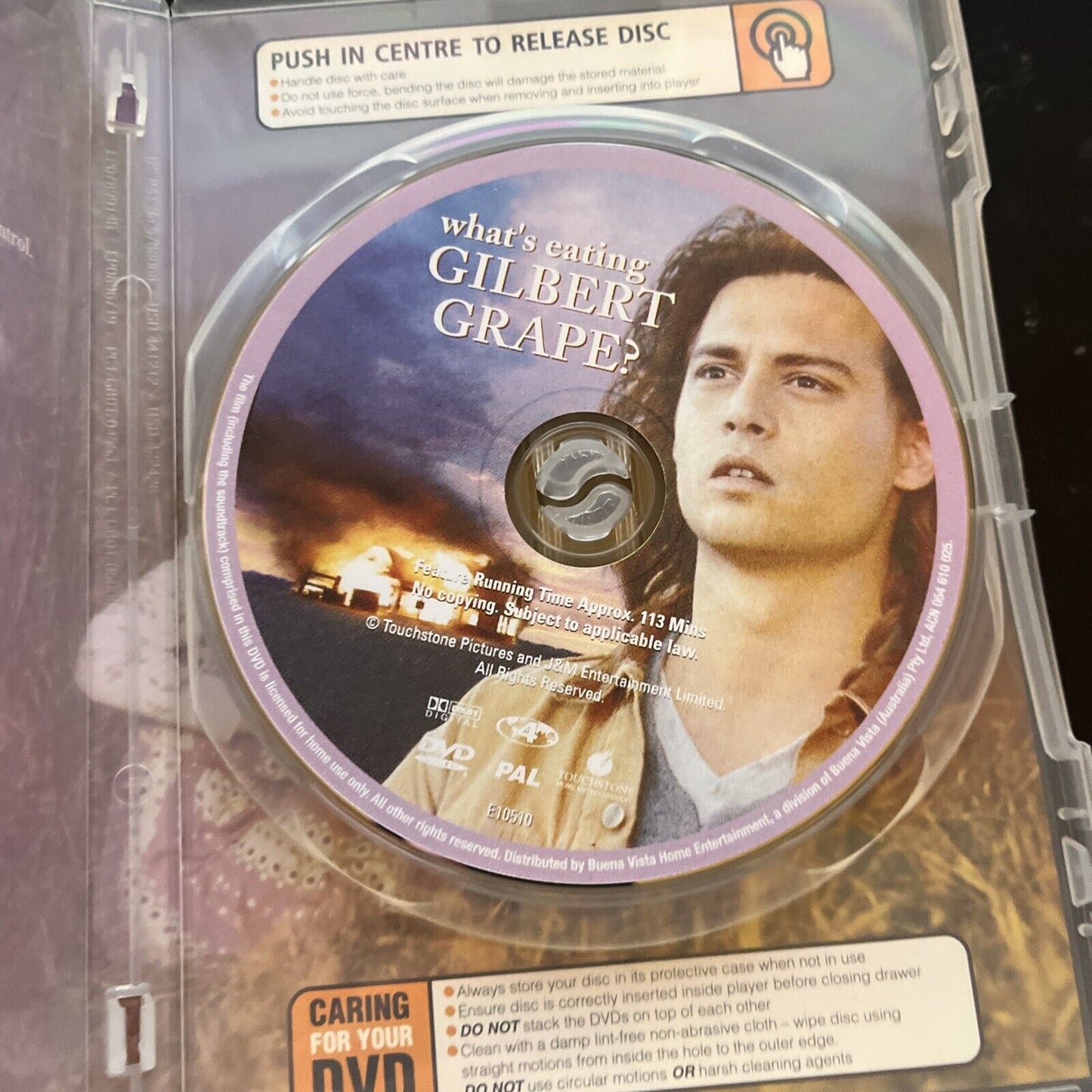 What's Eating Gilbert Grape? (DVD, 1993) Johnny Depp, Leonardo DiCaprio Region 4