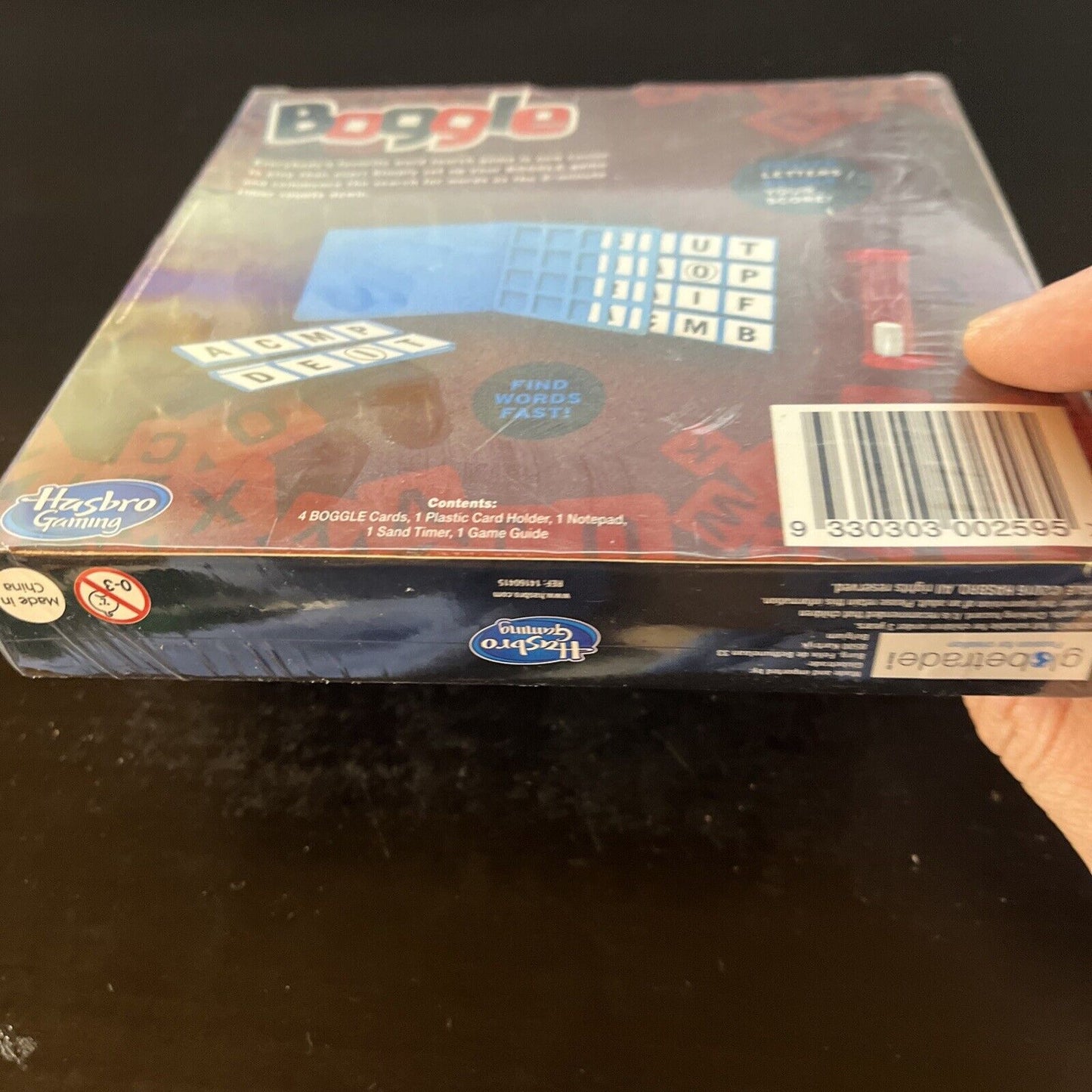 *New Sealed* Boggle Hasbro Mini Game The 2-minute Word Game Travel Edition