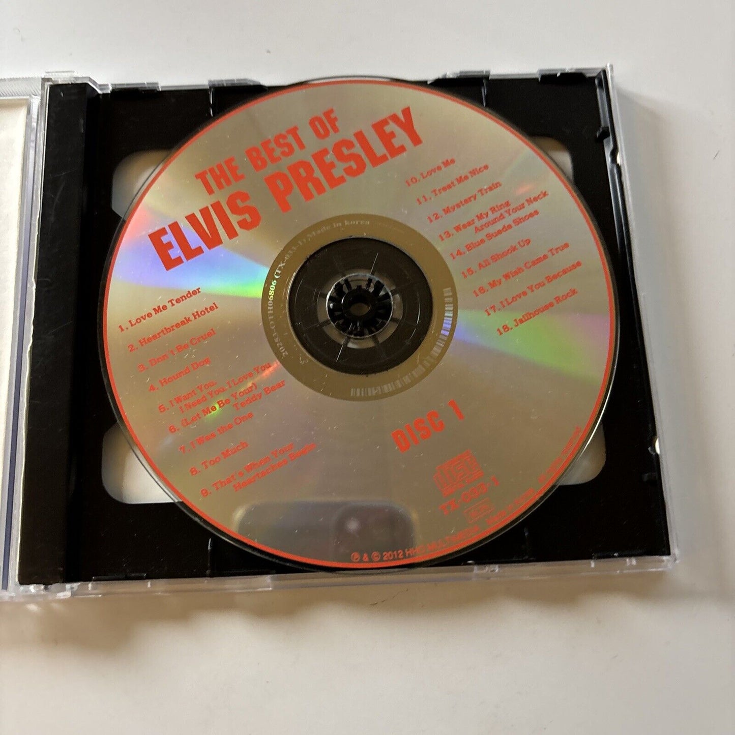Elvis Presley - The Best Of Elvis Presley (CD, 2012, 2-Disc) Tx-033
