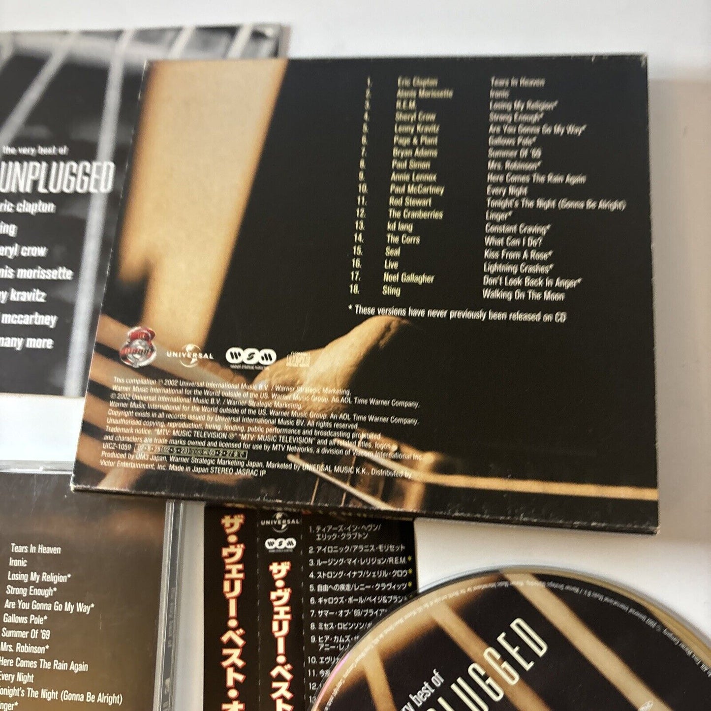 The Best Of MTV Unplugged (CD, 2002) Japan Obi Uicz-1059