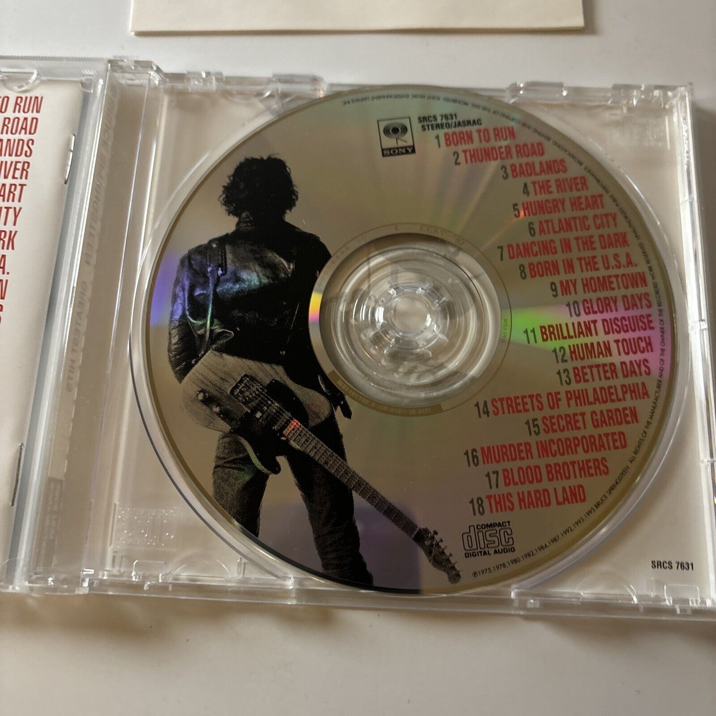 Bruce Springsteen - Greatest Hits (CD, 1995) Japan Srcs-7631