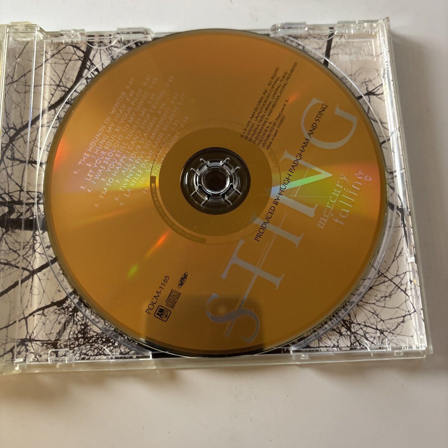 Sting - Mercury Falling (CD, 1996) Japan Pocm-1165