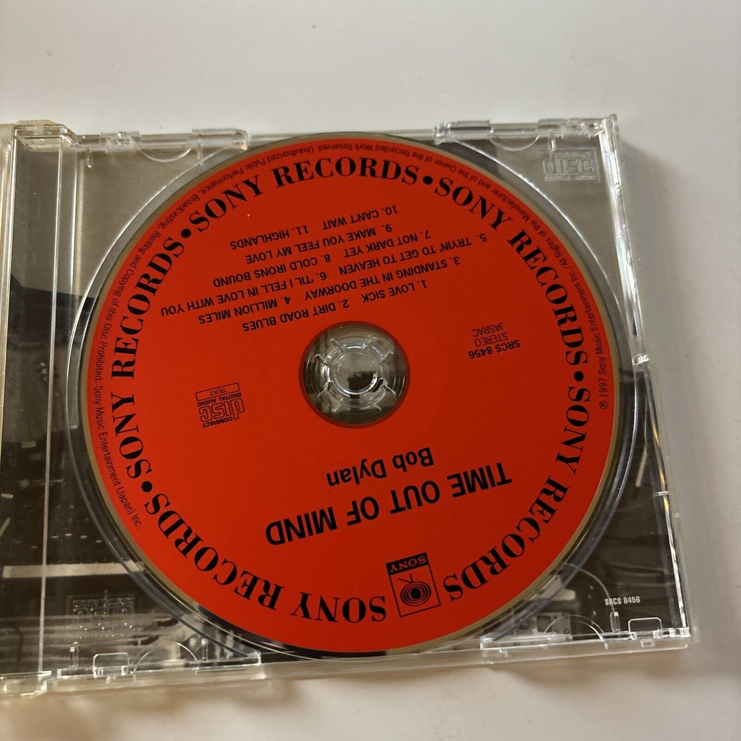 Bob Dylan - Time Out Of Mind (CD, 1997) Japan Srcs-8456
