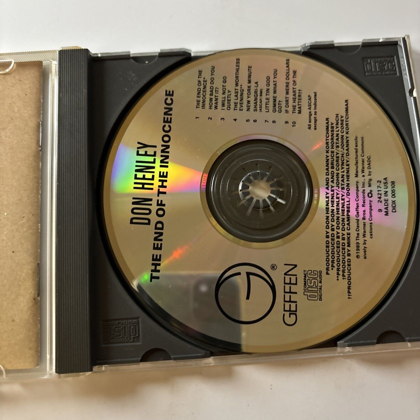 Don Henley – The End Of The Innocence (CD, 1989)