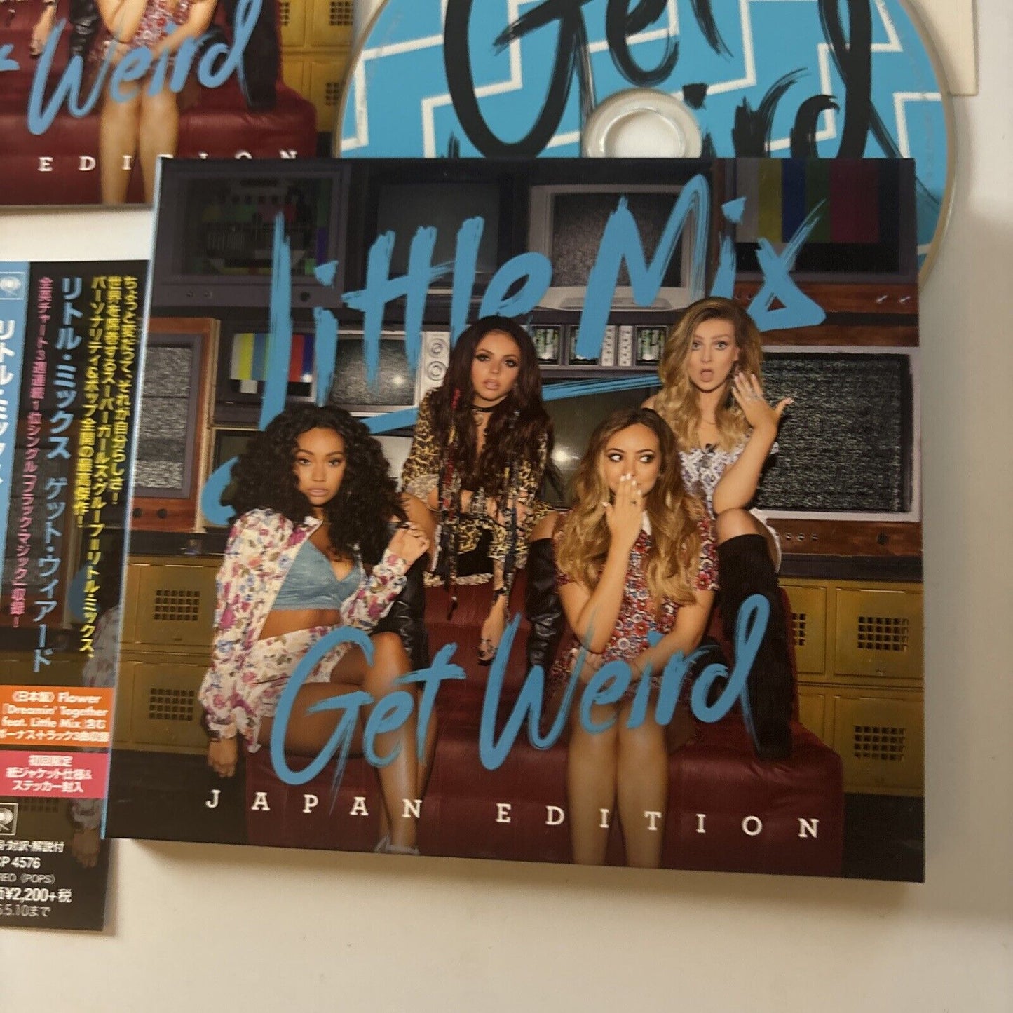 Little Mix - Get Weird - Japan Edition & Stickers (CD, 2015) Japan Obi Sicp-4576