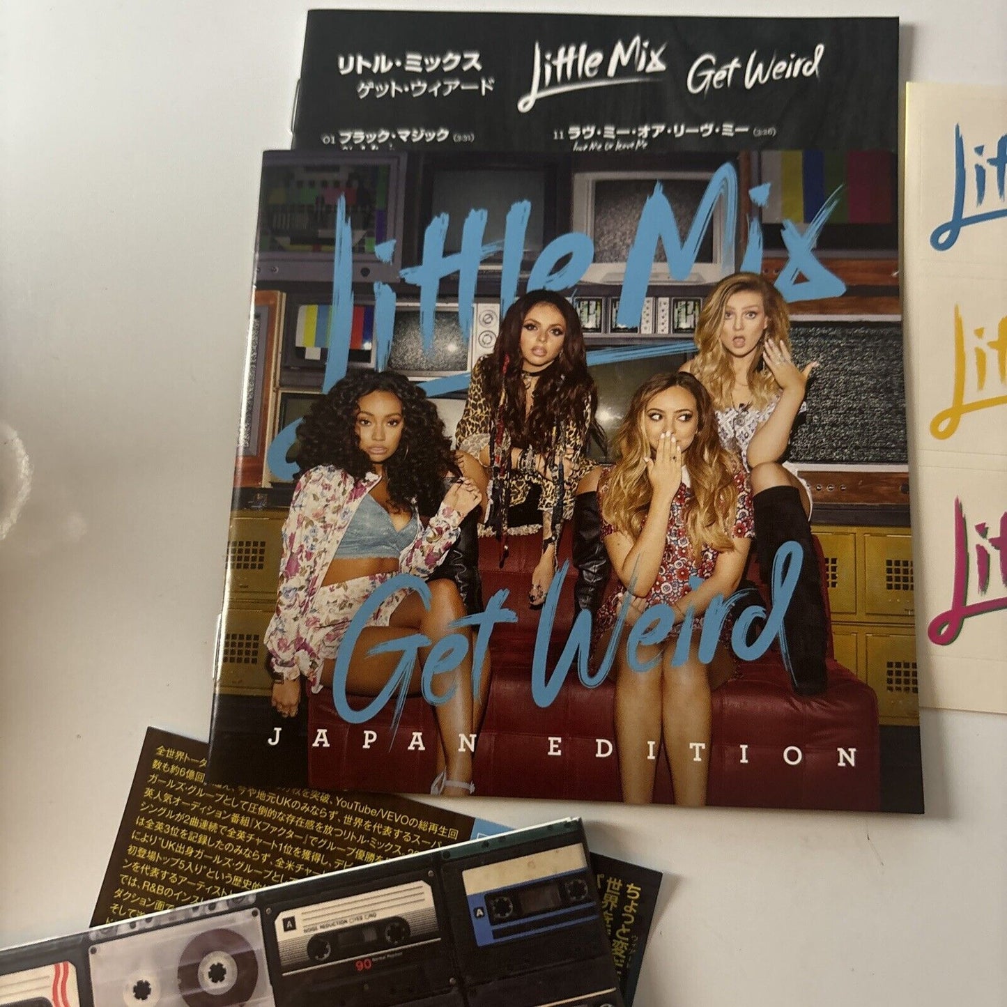 Little Mix - Get Weird - Japan Edition & Stickers (CD, 2015) Japan Obi Sicp-4576