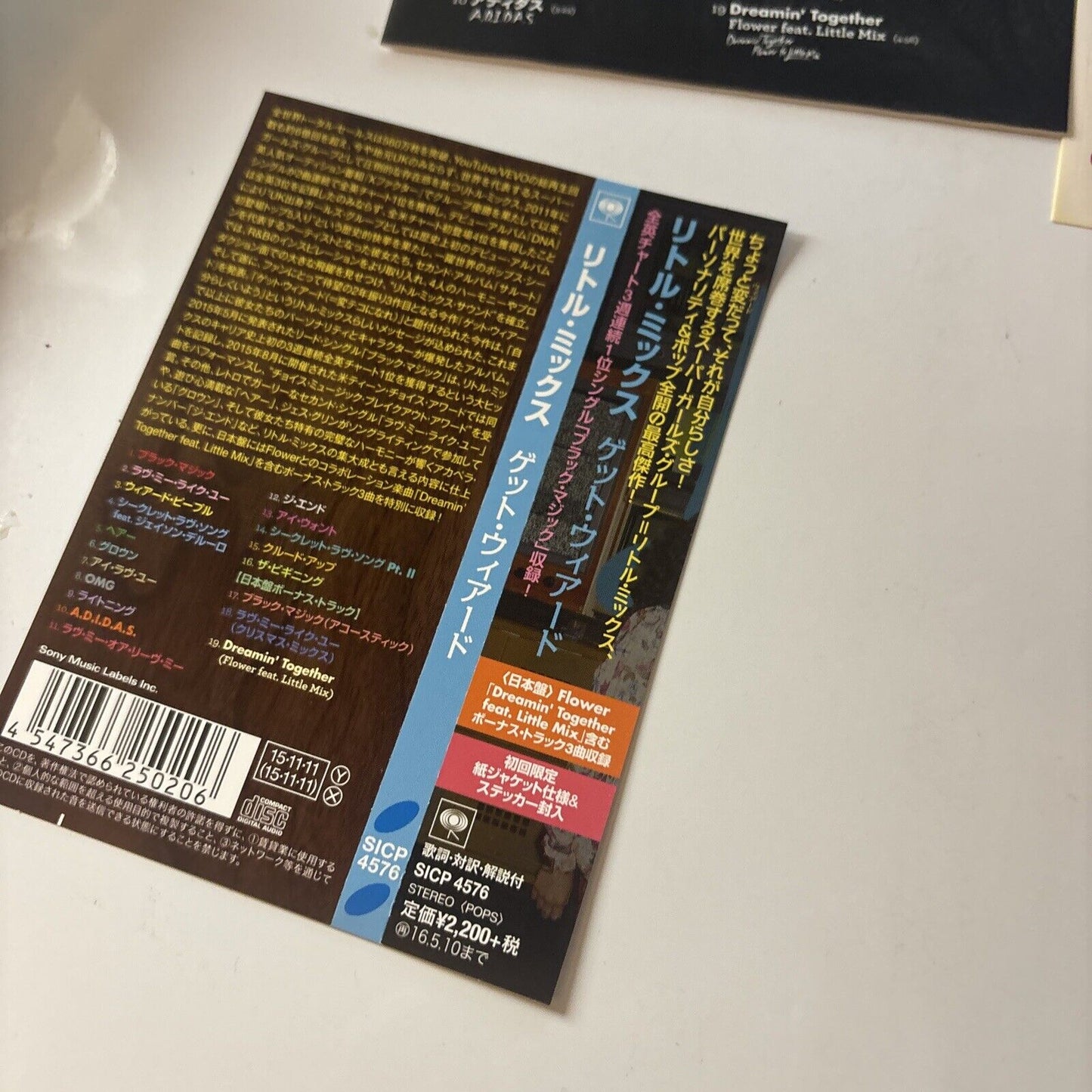 Little Mix - Get Weird - Japan Edition & Stickers (CD, 2015) Japan Obi Sicp-4576