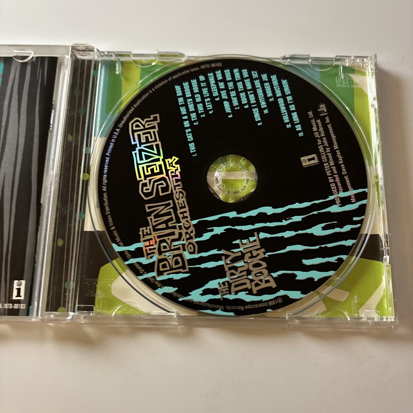 The Brian Setzer Orchestra - Dirty Boogie (CD, 1998) Intd-90183