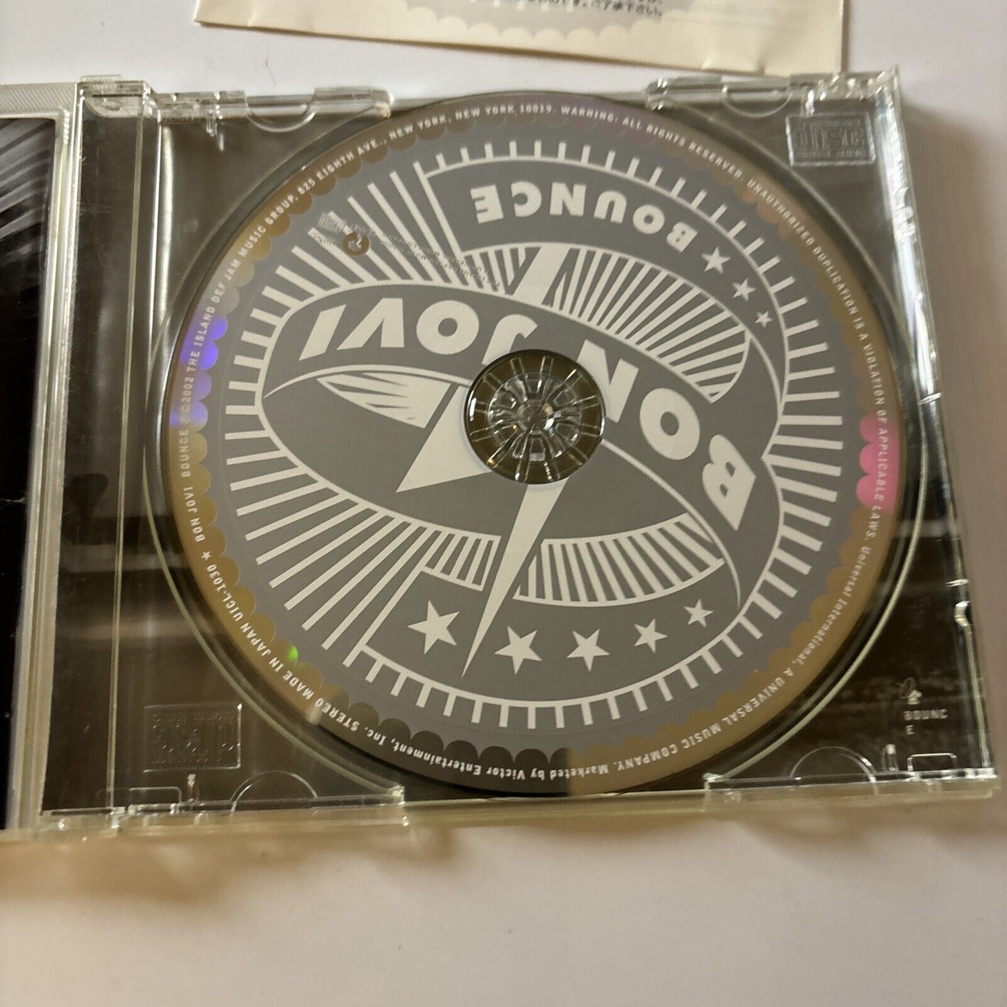 Bon Jovi - Bounce (CD, 2002) Japan Uicl-1030