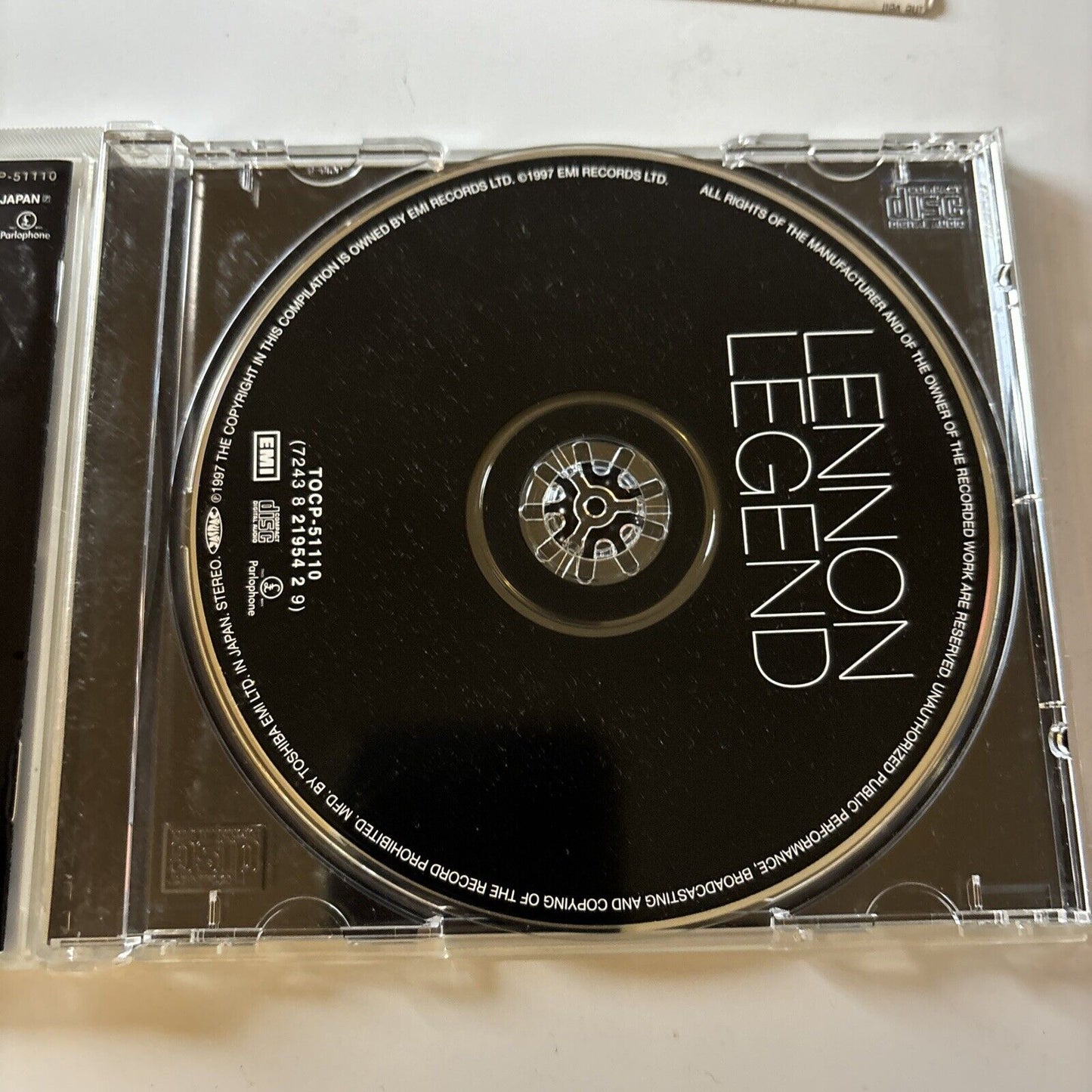 John Lennon - Lennon Legend (CD, 1998) Japan Tocp-51110