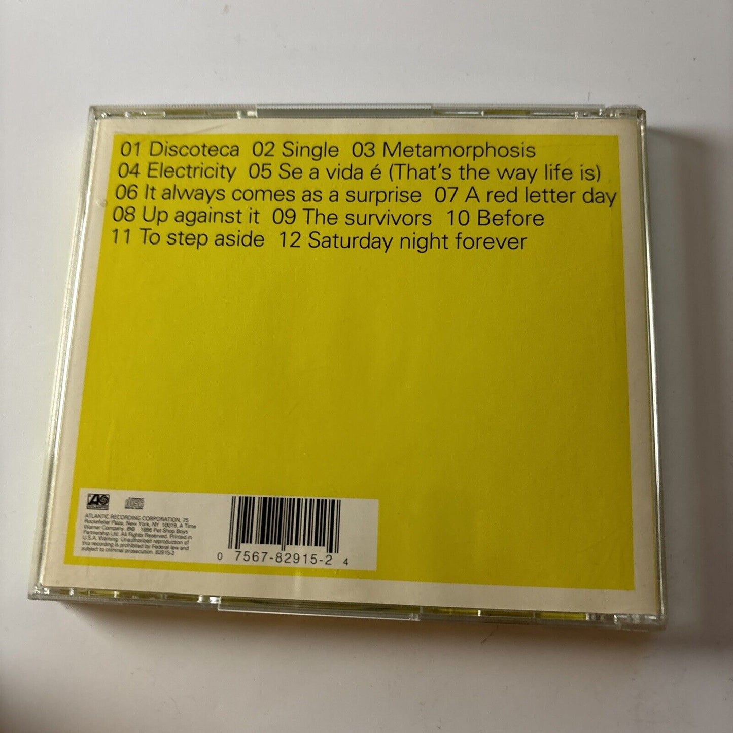 Pet Shop Boys - Bilingual (CD, 1996)