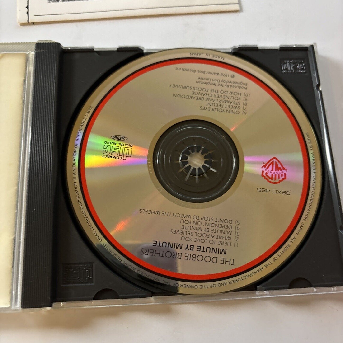 The Doobie Brothers - Minute By Minute (CD, 1978) Japan 3193-2