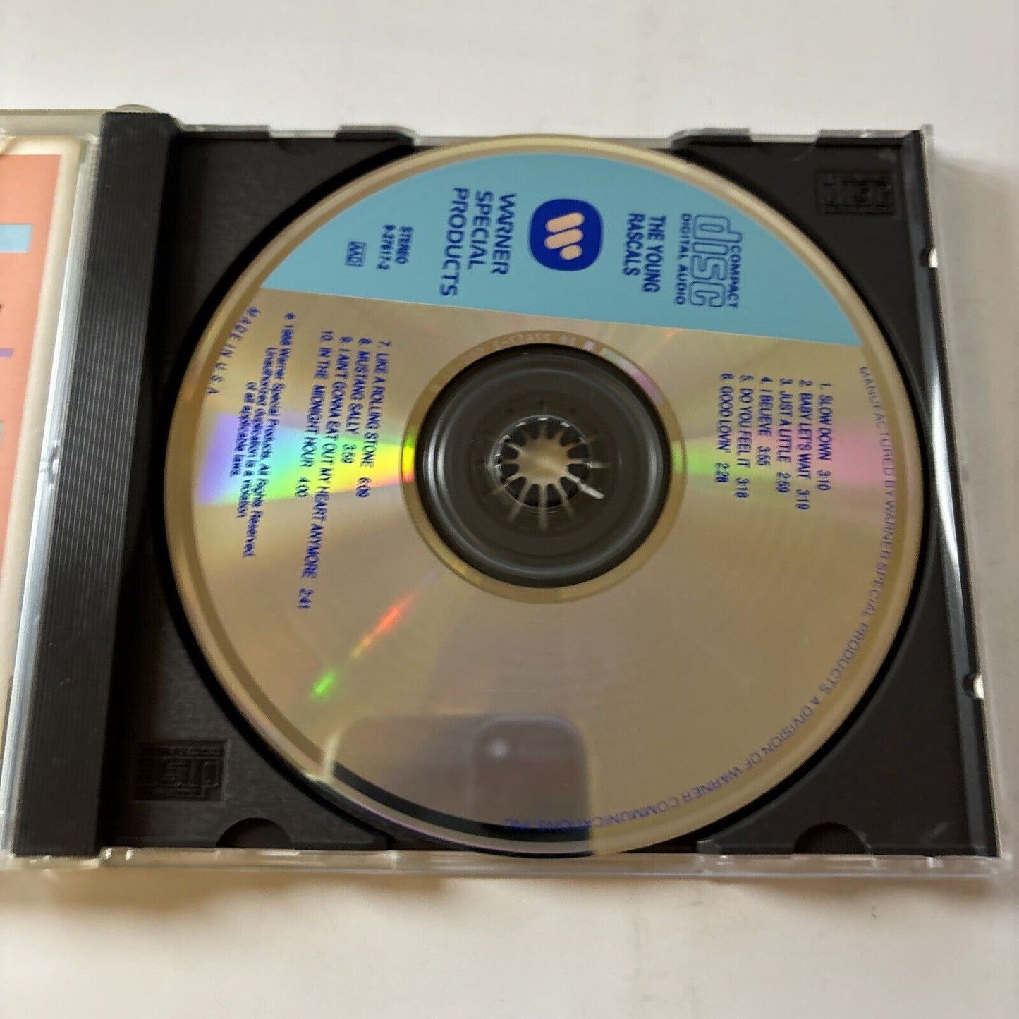 The Young Rascals - The Young Rascals (CD, 1988) 9-27617-2