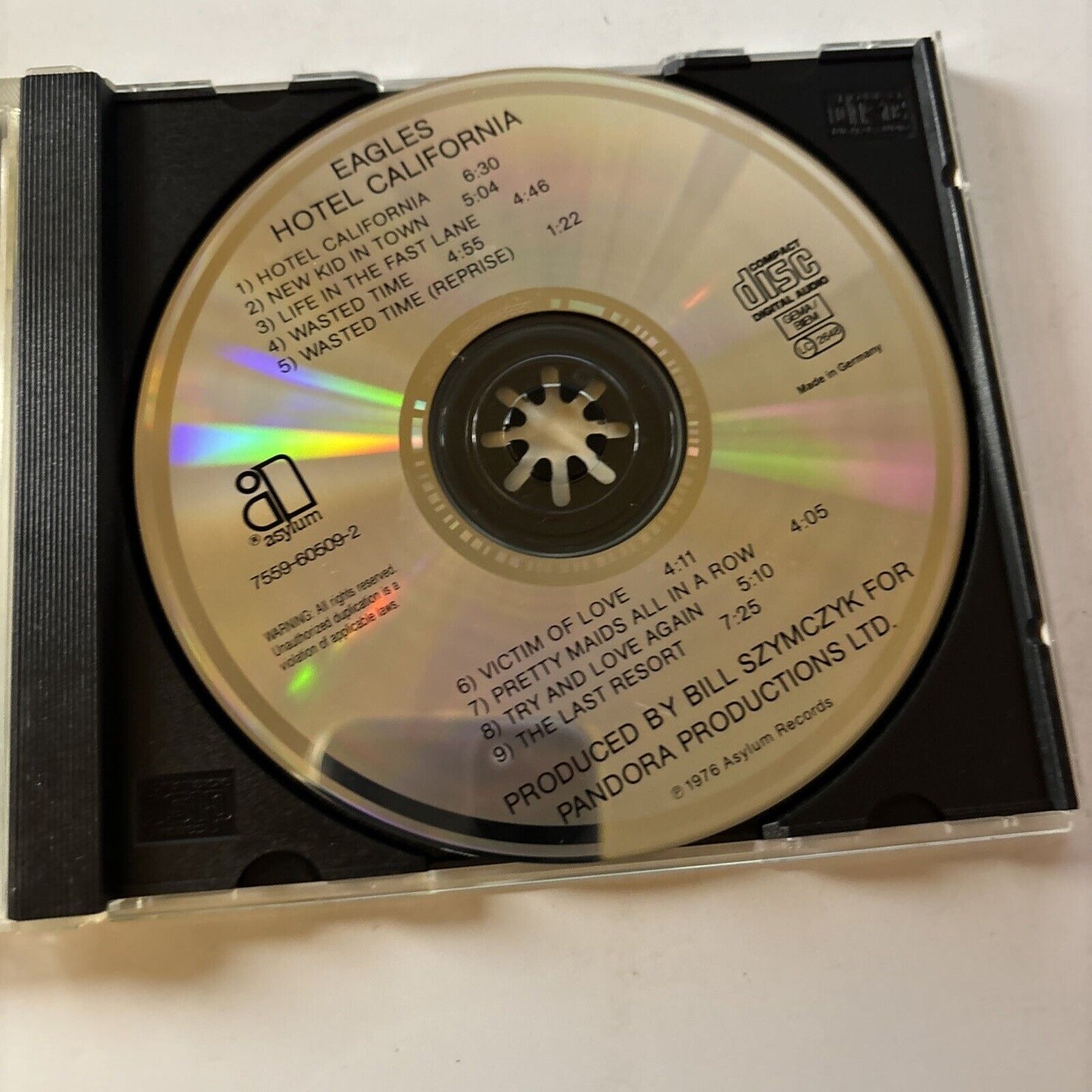 Eagles - Hotel California (CD, 1990)