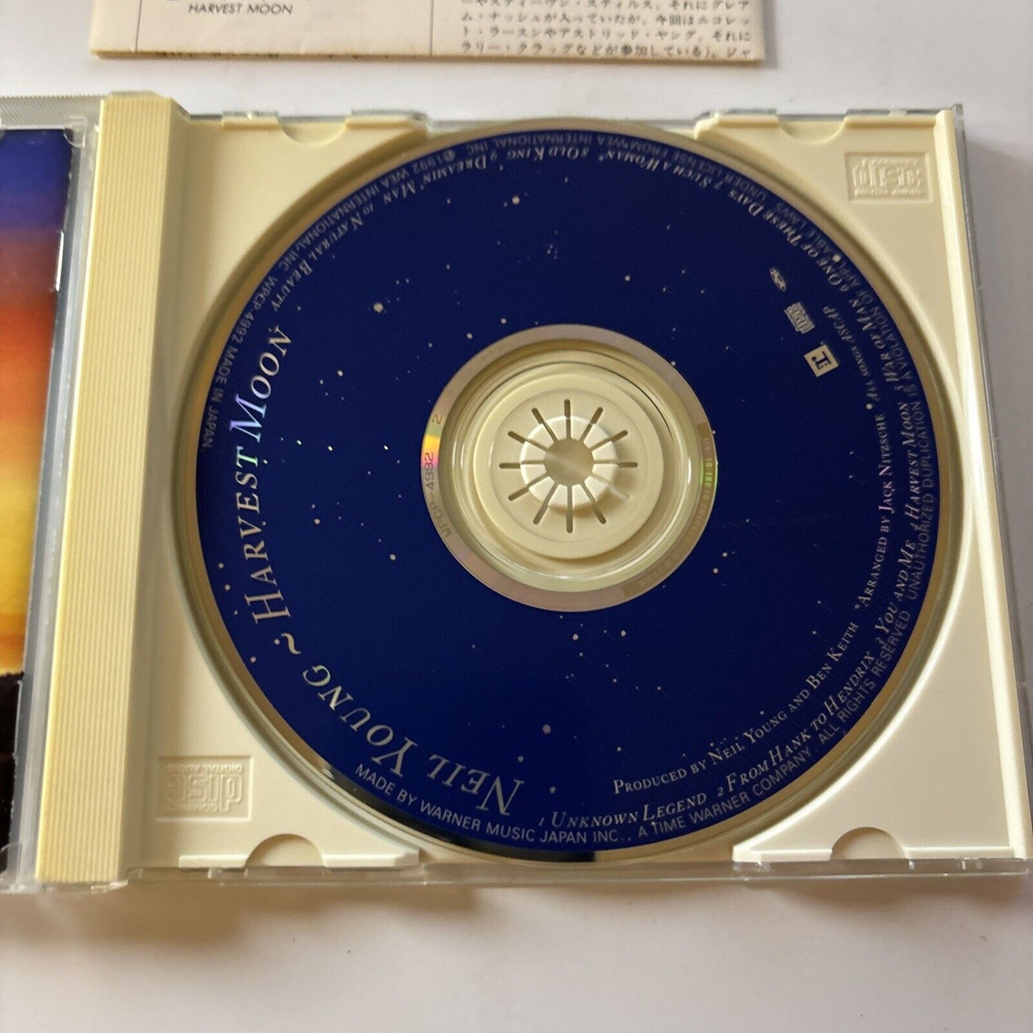 Neil Young - Harvest Moon (CD, 1992) Japan Wpcp-4992