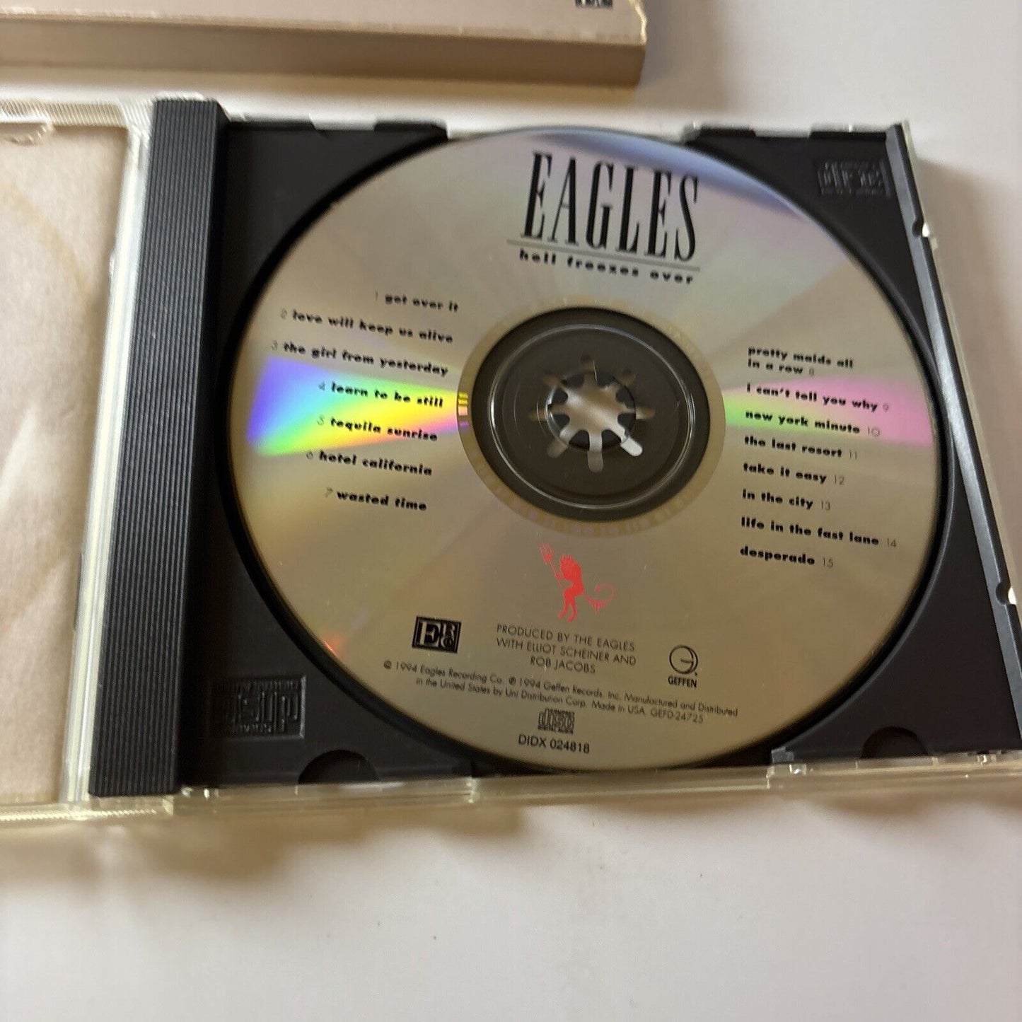Eagles - Hell Freezes Over (CD, 1994) Gefd-24725