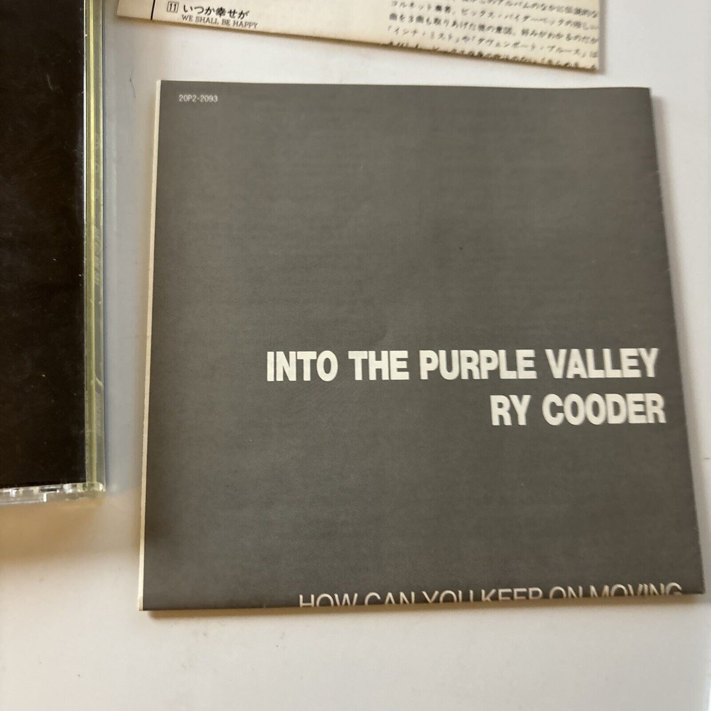 Ry Cooder - Jazz / Into The Purple Valley (CD, 2-Disc) Japan 20p2-2093 Wpcp-3157