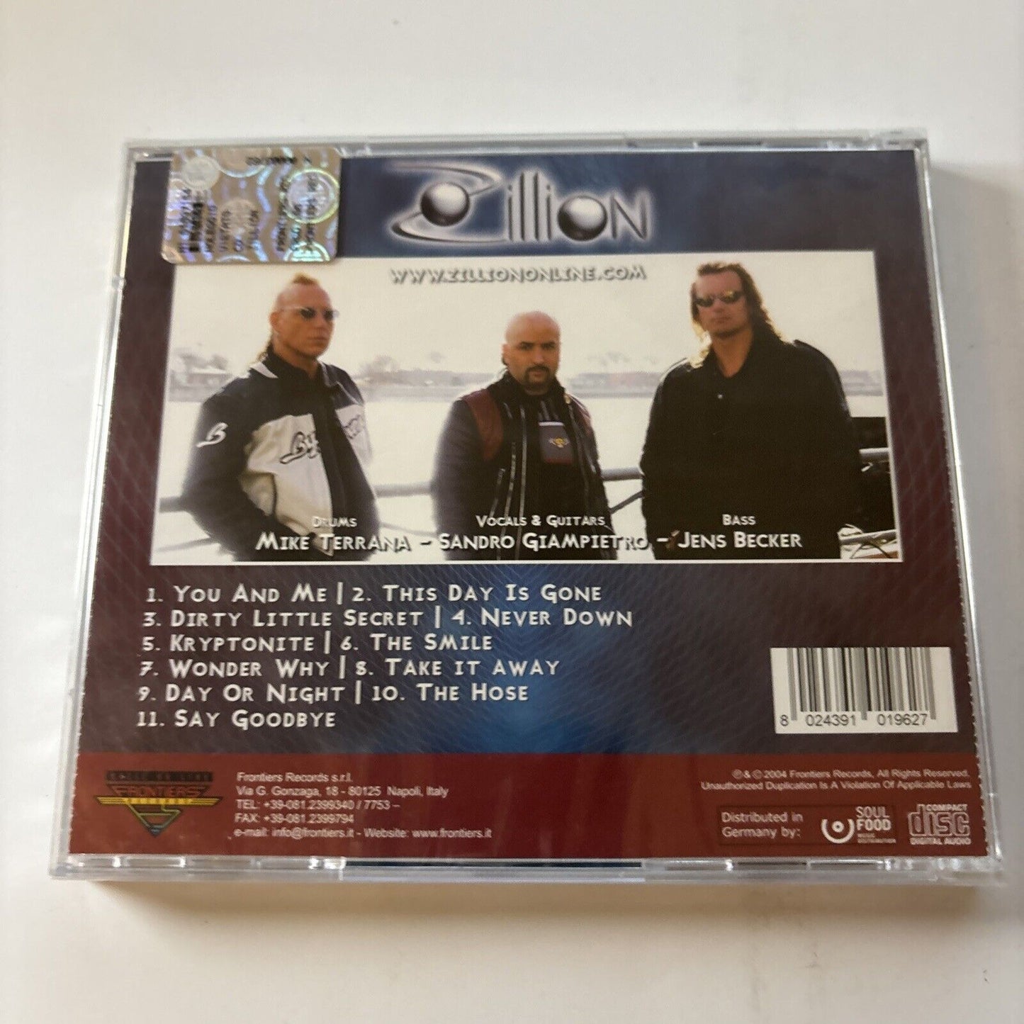 Zillon by Zillion (CD, 2004) Frcd196 *New Sealed*