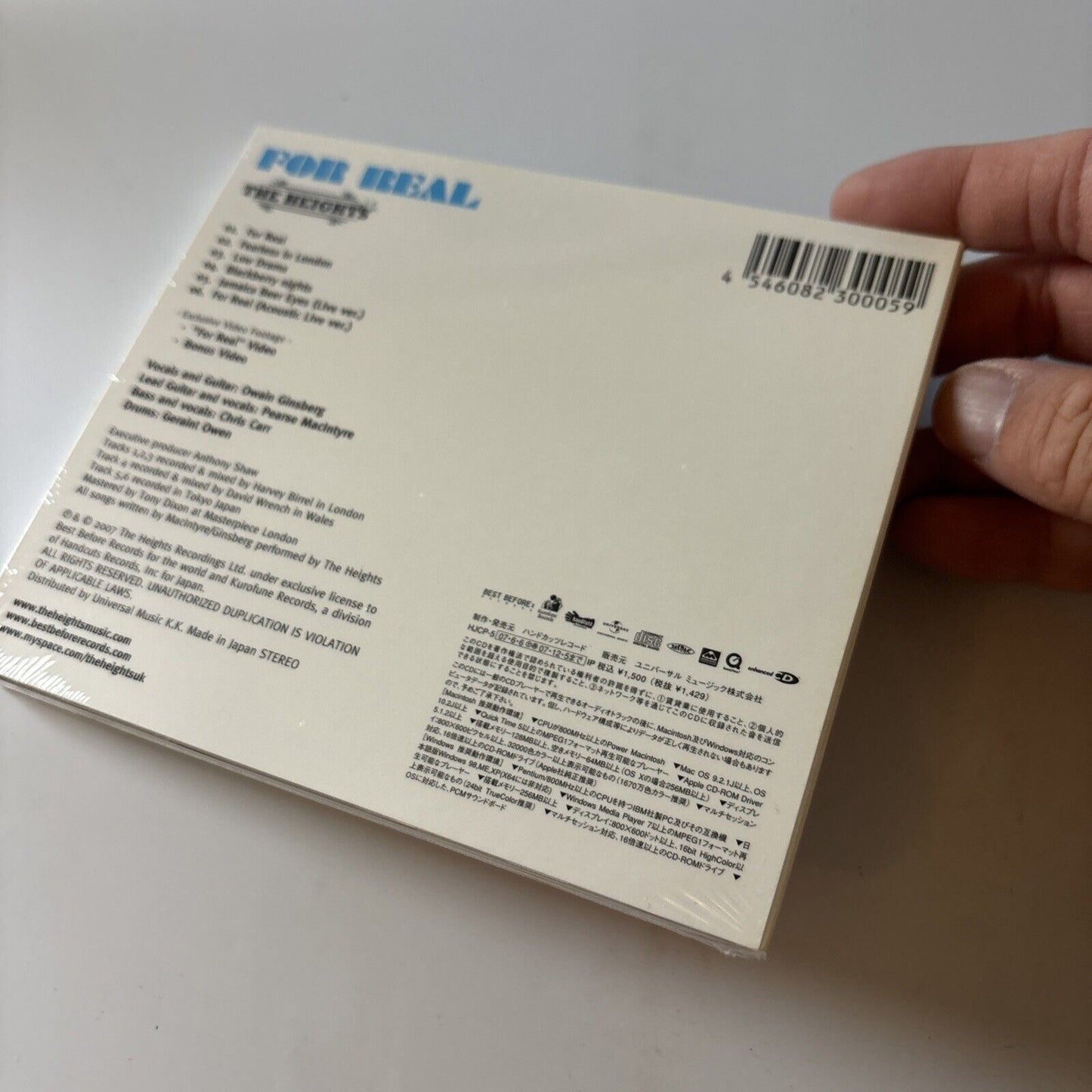 The Heights - For Real (CD, 2007) Japan Hjcp-5 *New Sealed*