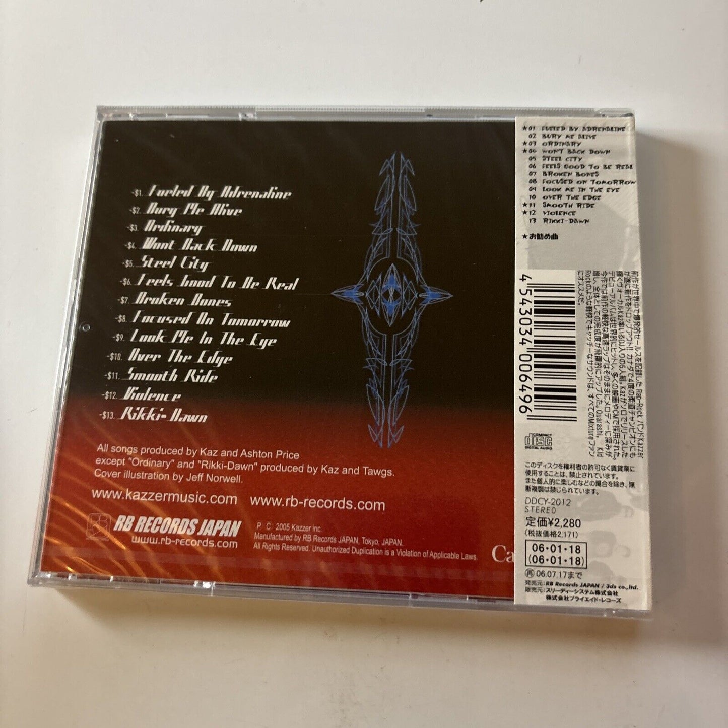 Kazzer - Broke (CD, 2006) Japan Obi Ddcy-2012 *New Sealed*