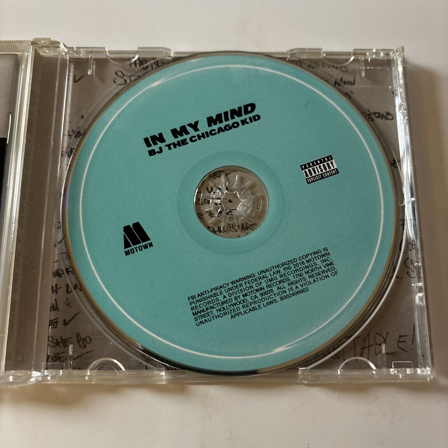 BJ the Chicago Kid - In My Mind (CD, 2016)