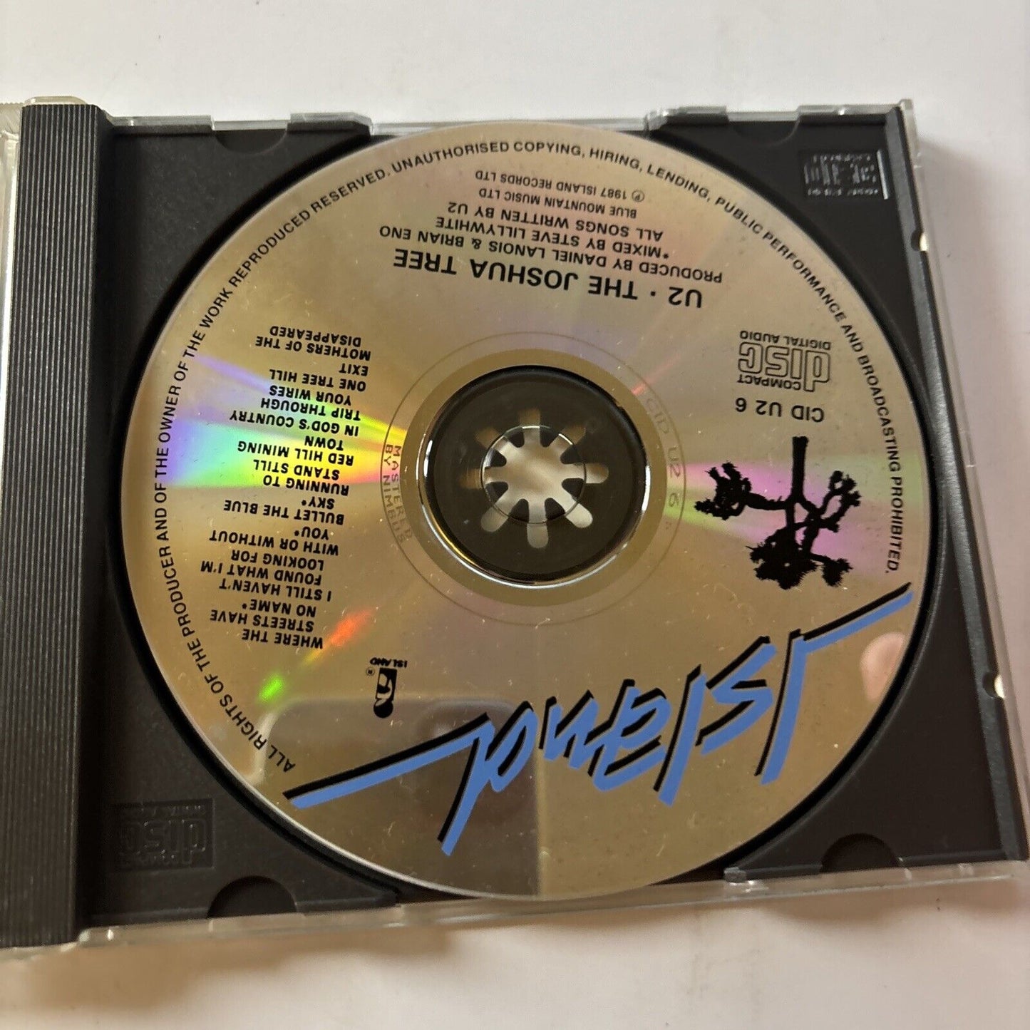 U2 - The Joshua Tree (CD, 1987) Cidu26