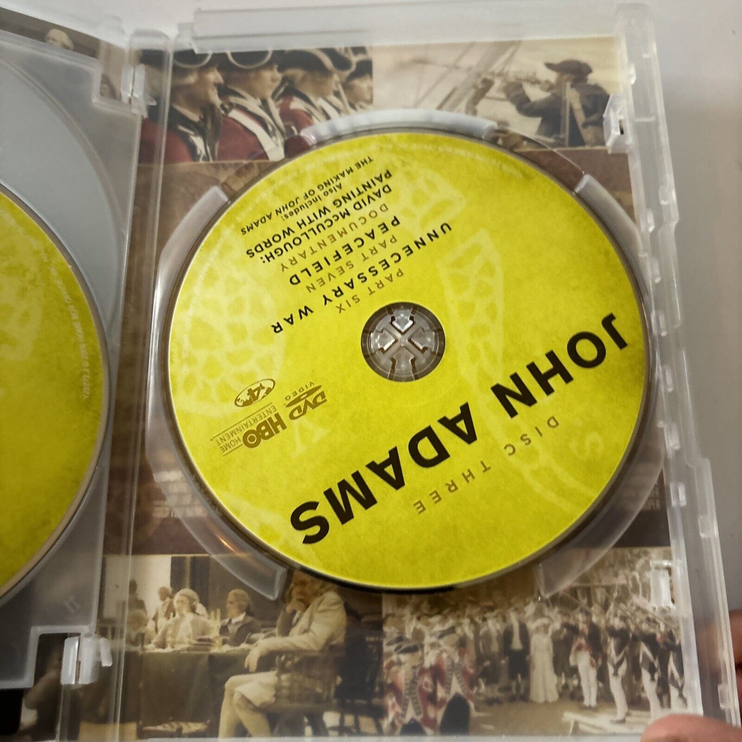 John Adams (DVD, 2008, 3-Disc) Justin Theroux, Laura Linney Region 4