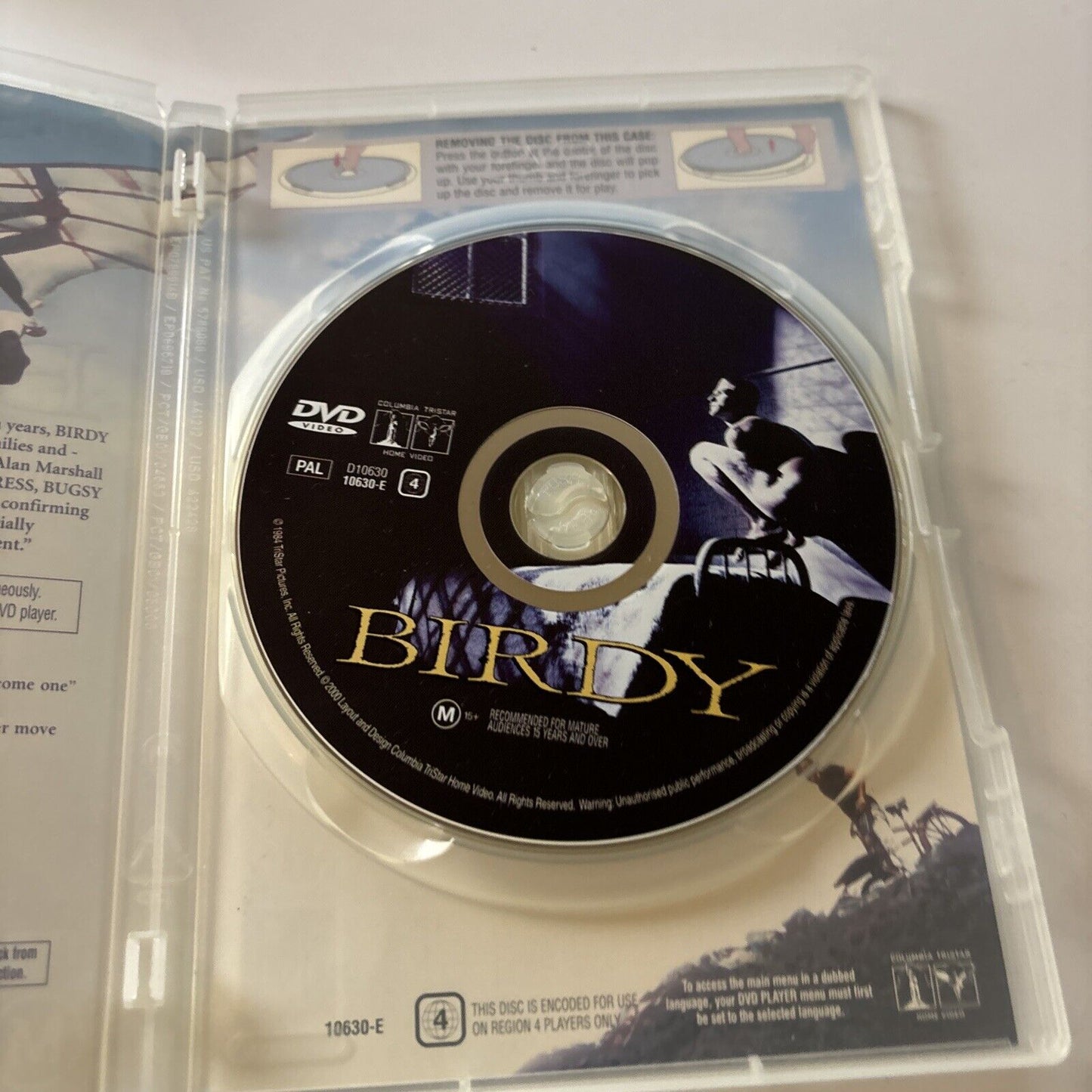Birdy (DVD, 1984) Matthew Modine, Nicolas Cage Region 4
