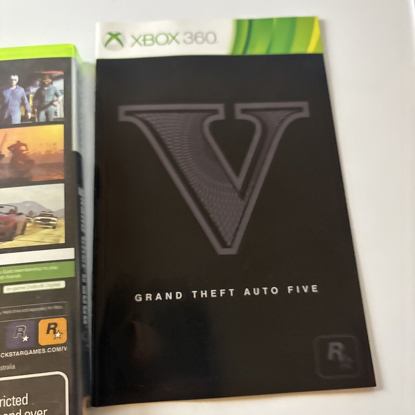 Grand Theft Auto V (Microsoft Xbox 360, 2013) Manual PAL
