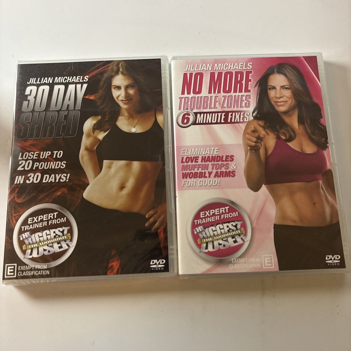 Jillian Michaels: No More Trouble Zones / Lose 20 Pounds In 30 Days DVD *New*