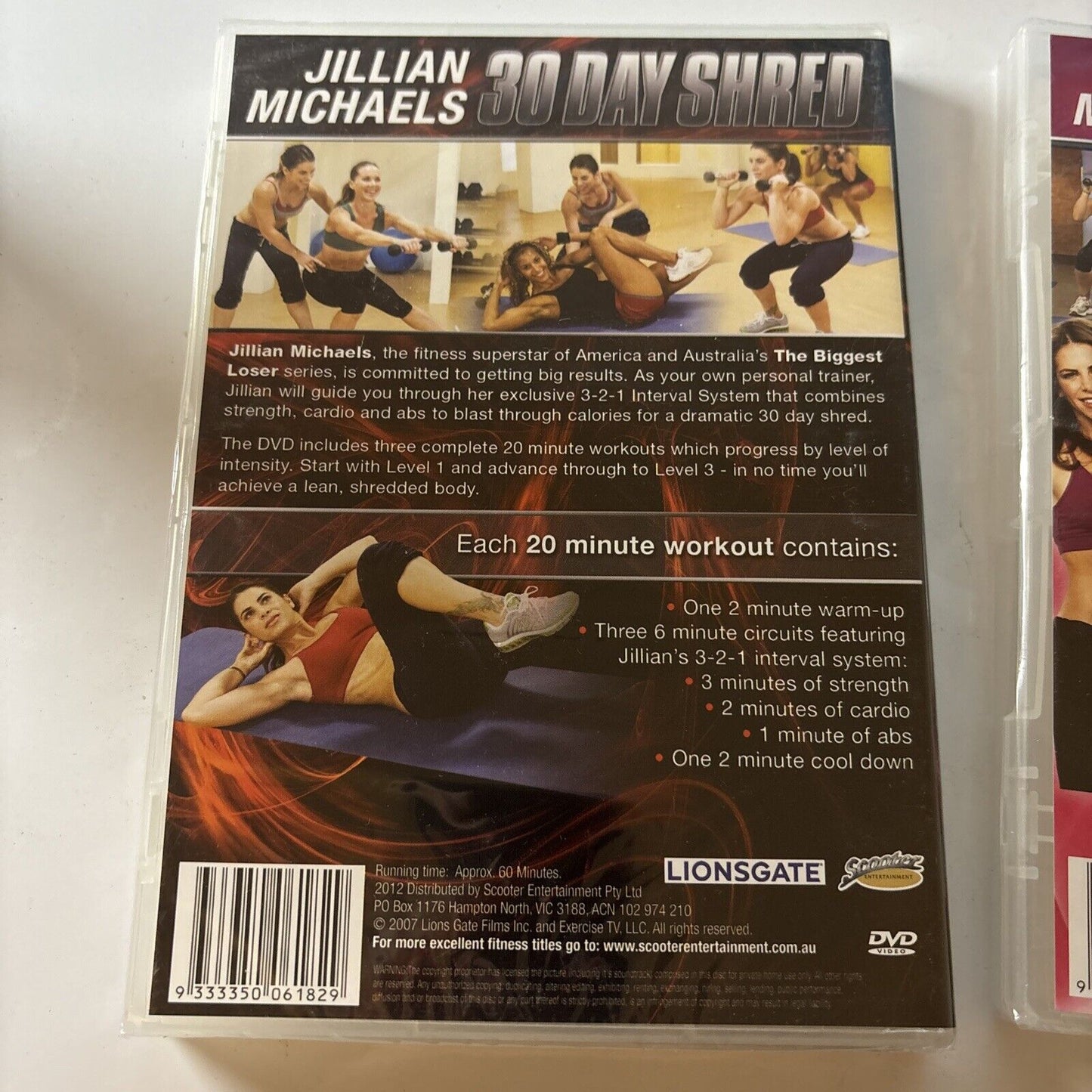Jillian Michaels: No More Trouble Zones / Lose 20 Pounds In 30 Days DVD *New*