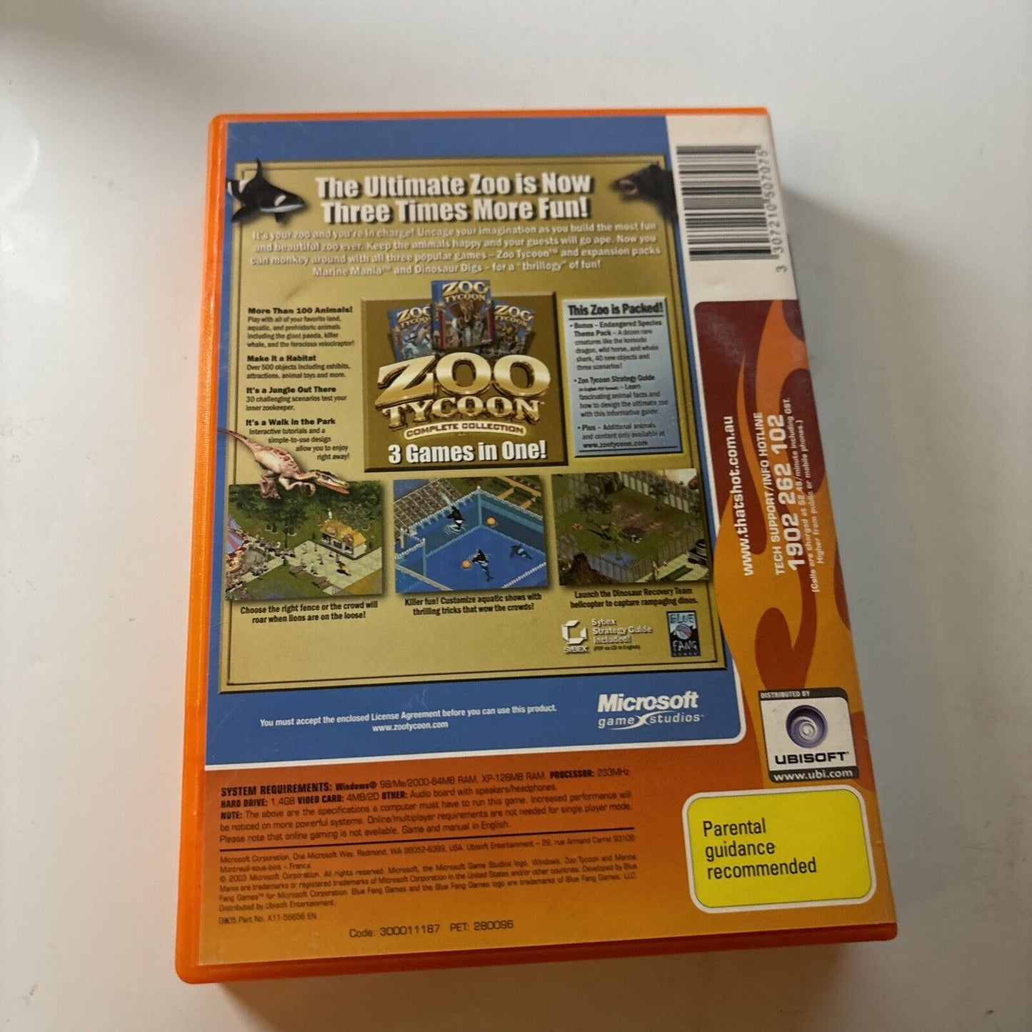 Zoo Tycoon Complete Collection PC DVD-ROM 2003 Microsoft Ubisoft