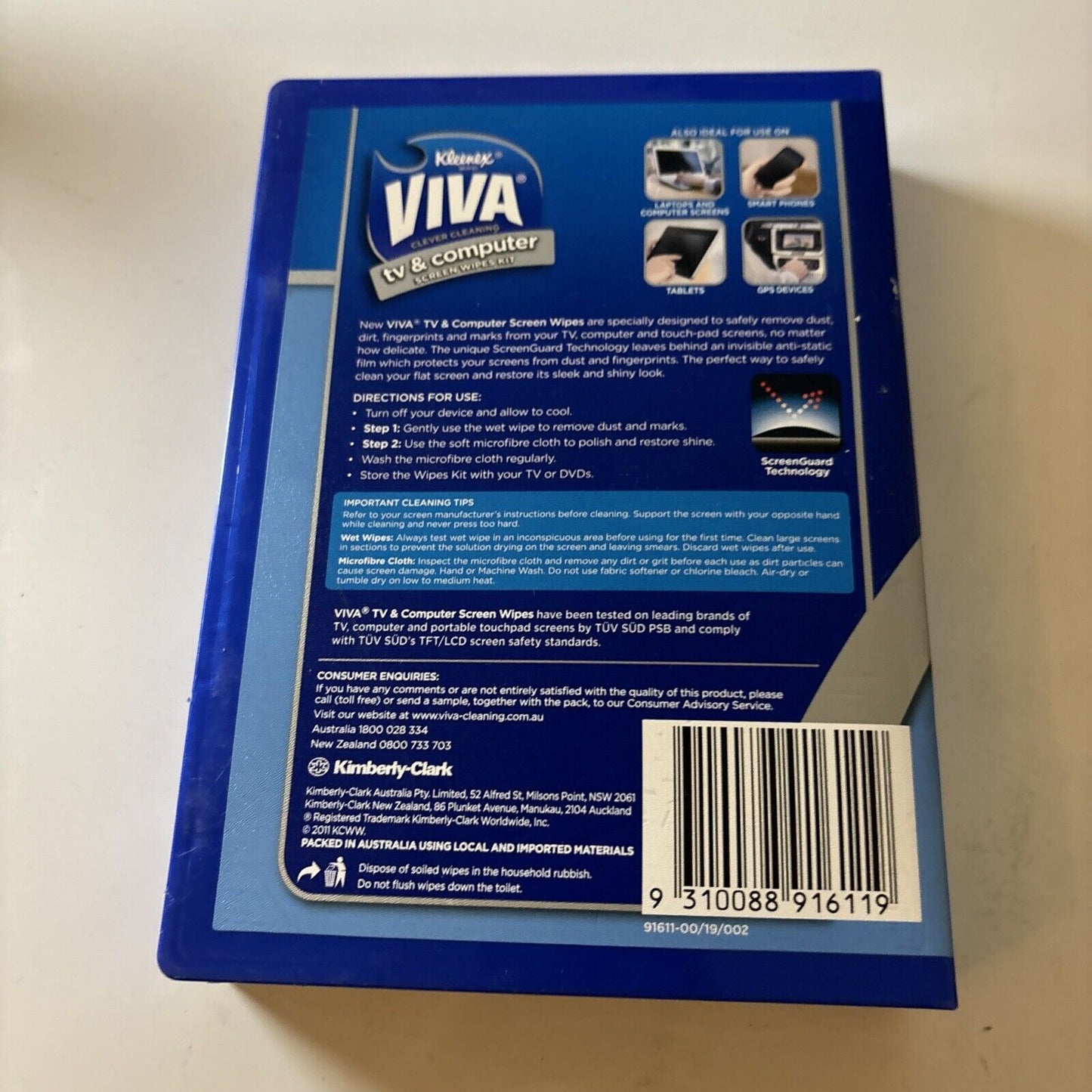 Kleenex TV & Computer Screen Wipes Kit - Cleans TV Screens Safely