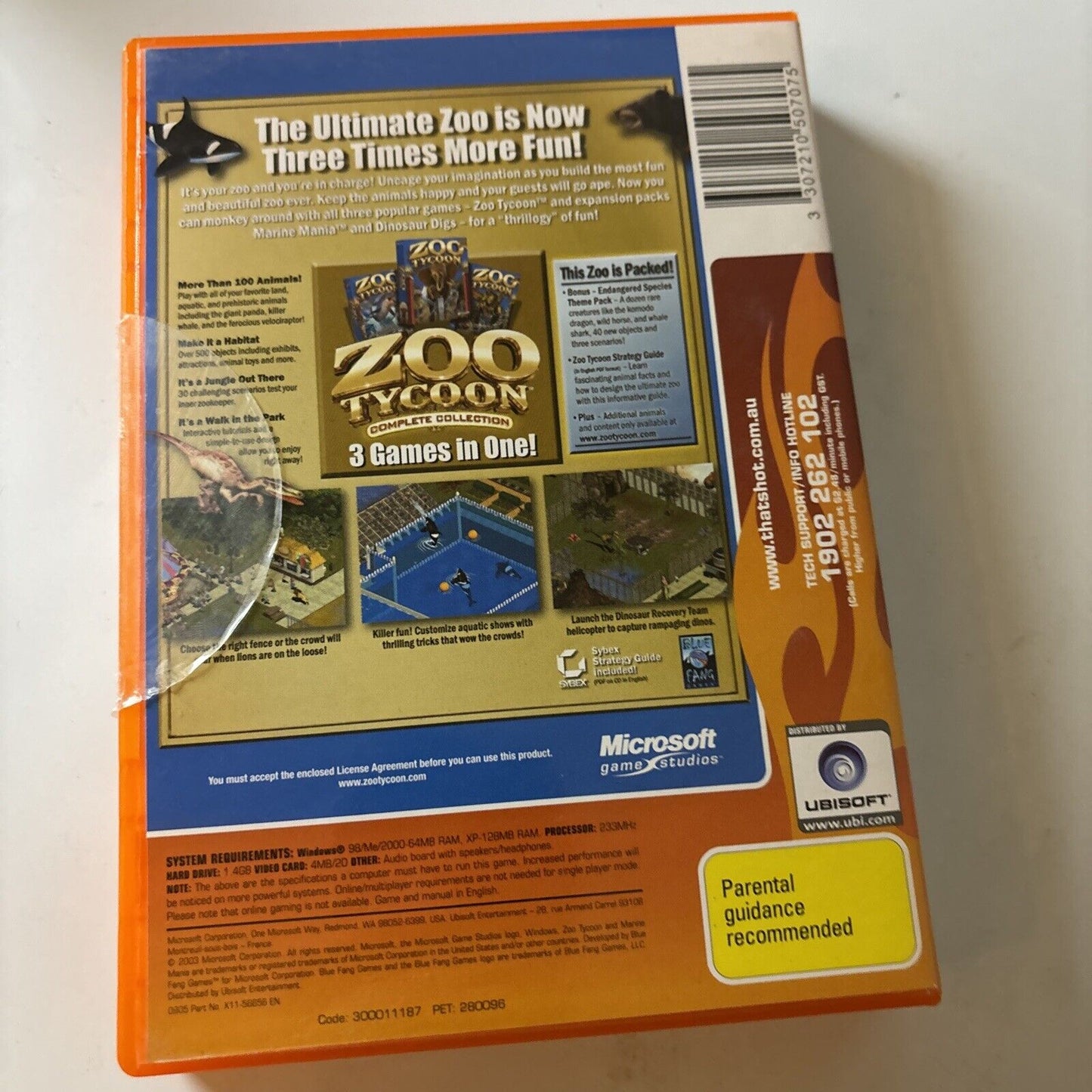 Zoo Tycoon Complete Collection PC DVD-ROM 2003 NEW Microsoft Ubisoft